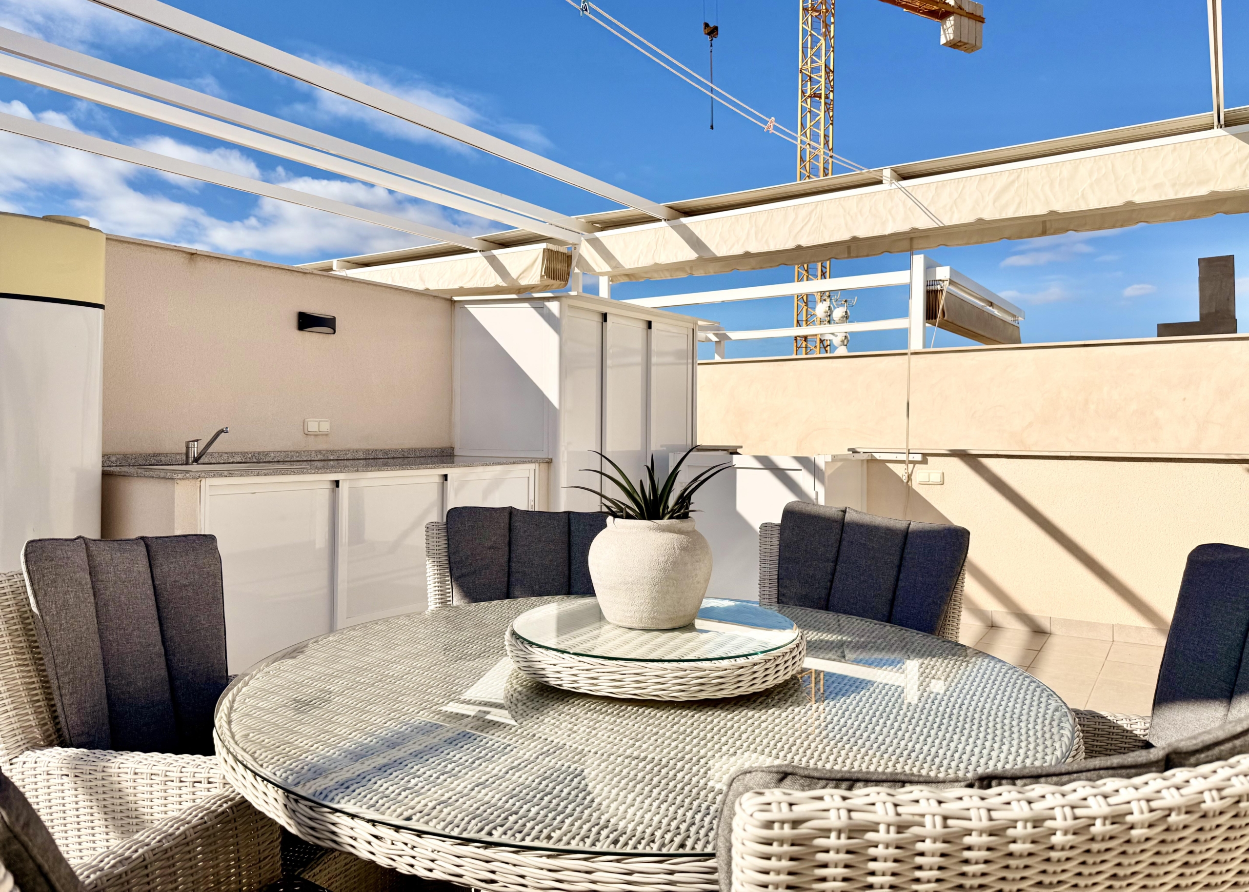 San Pedro del Pinatar top floor apartment private solarium Levante Properties