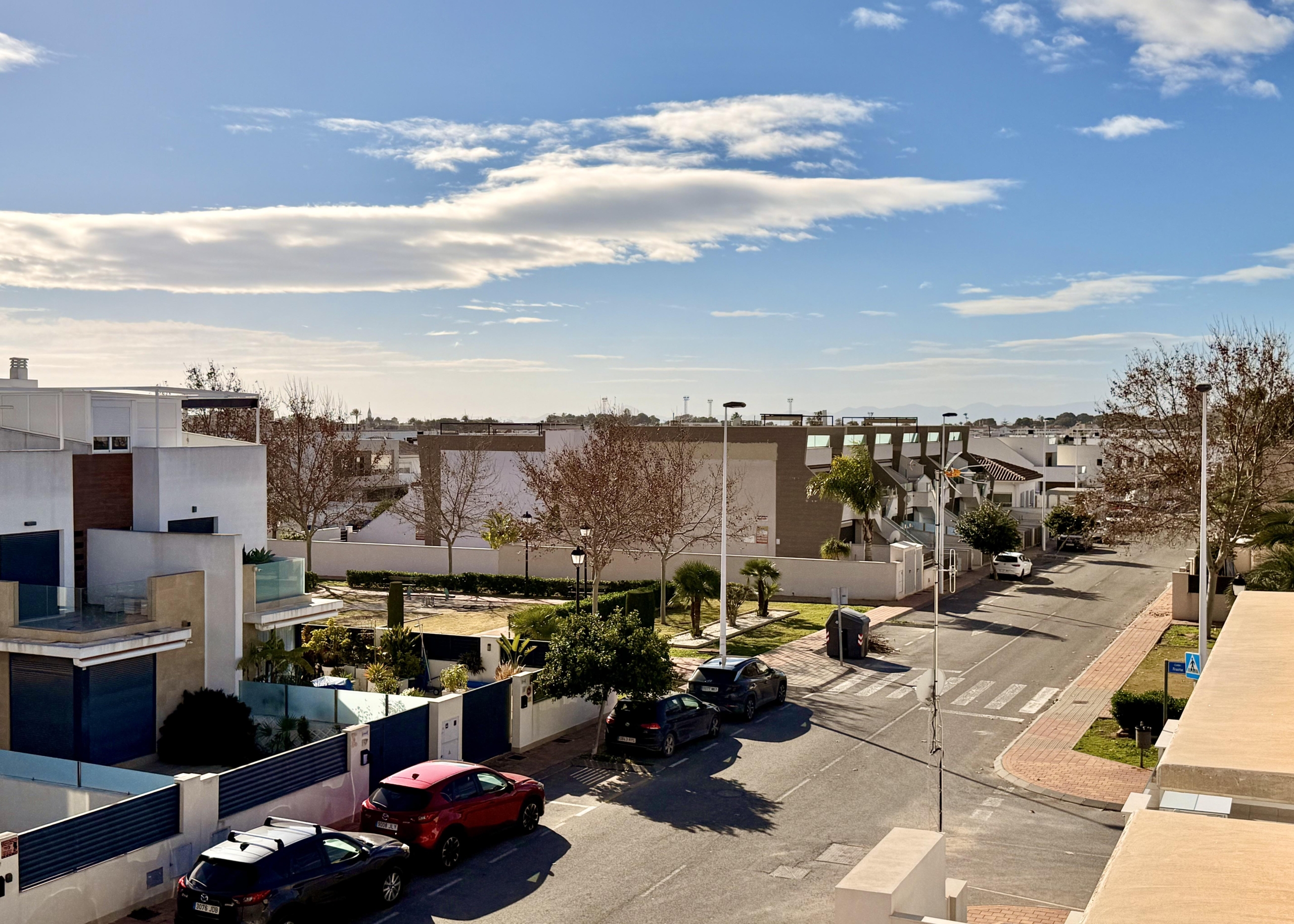San Pedro del Pinatar view from roof terrace of apartment by Levante Properties