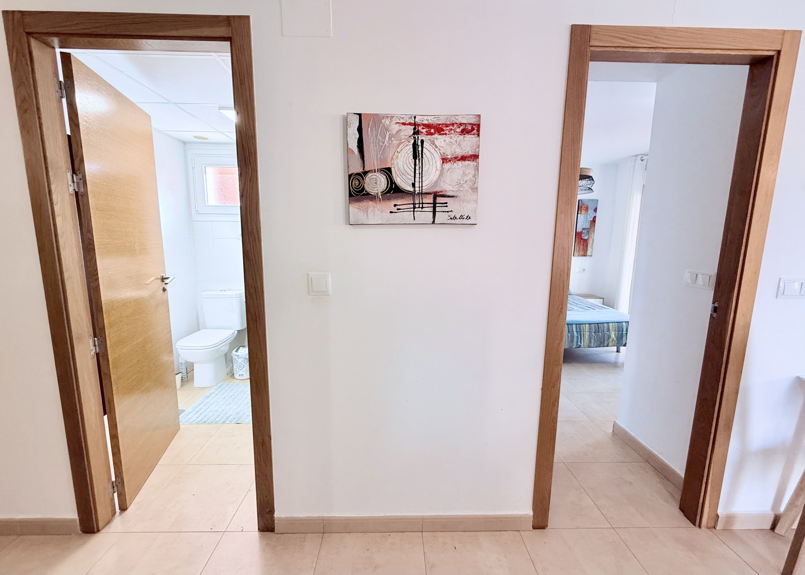 Lovely 1 Bedroom Apartment modern bathroom at Mar Menor Golf Resort by Levante Properties