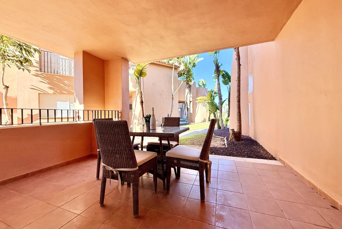 Lovely 1 Bedroom Apartment with west-facing terrace at Mar Menor Golf Resort