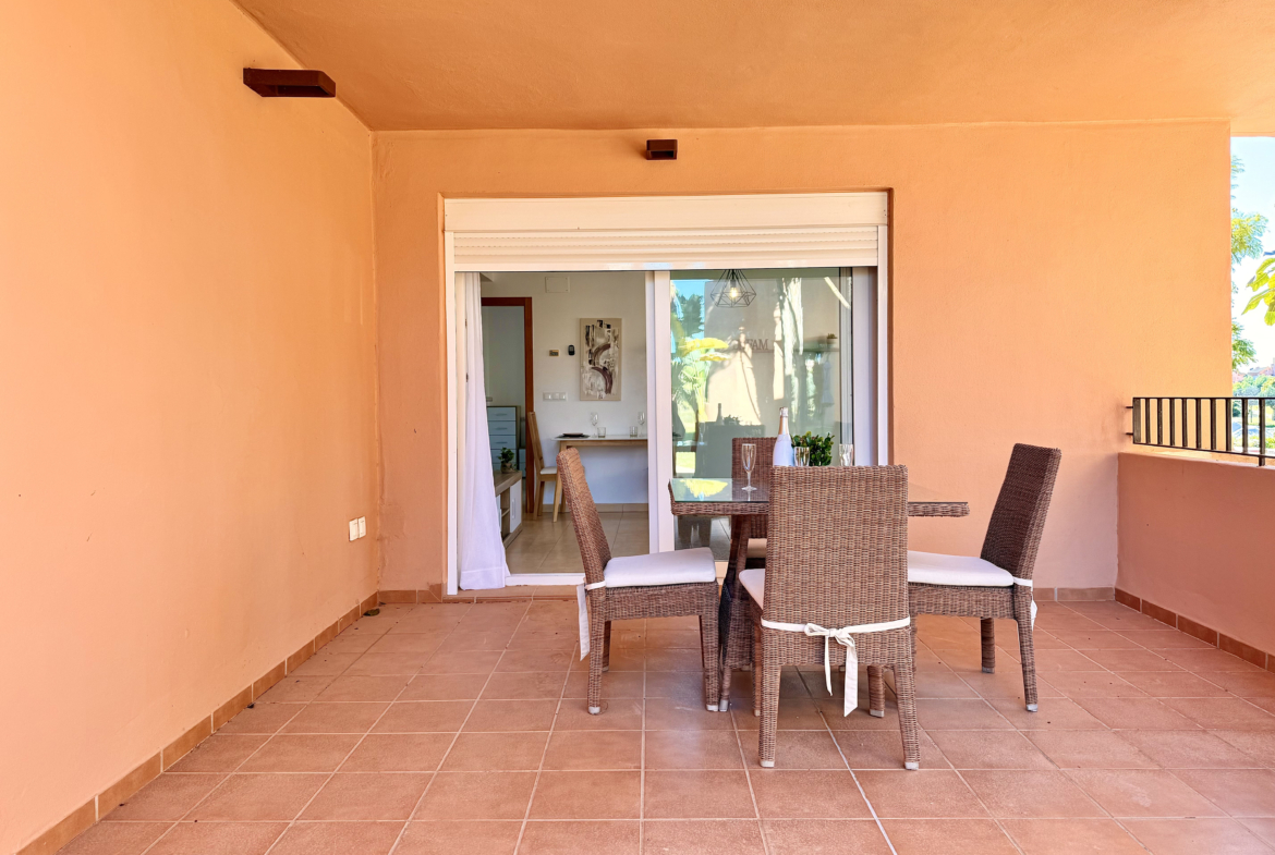 Lovely 1 Bedroom Apartment with west-facing terrace at Mar Menor Golf Resort