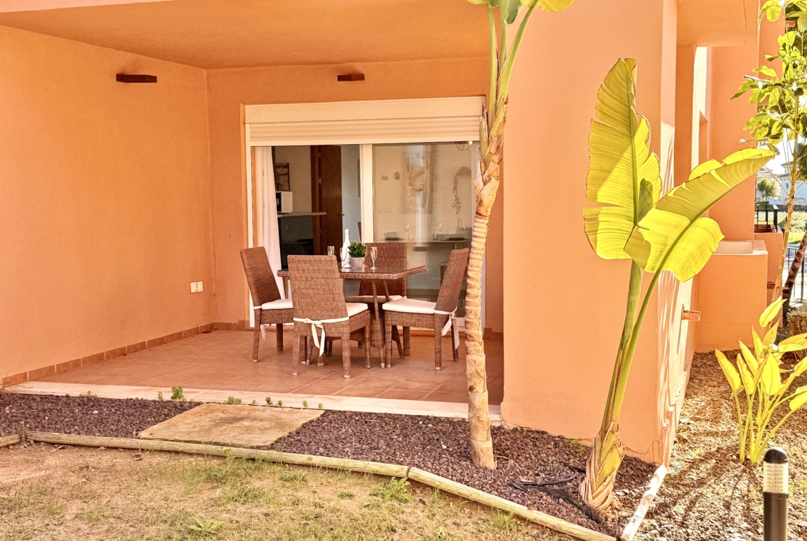 Lovely 1 Bedroom Apartment with west-facing terrace at Mar Menor Golf Resort