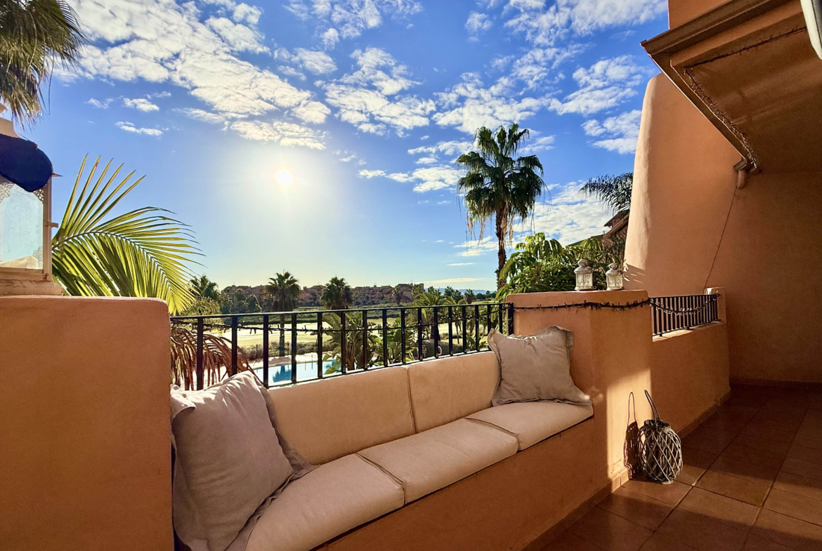 Apartment with golf and lake views at Mar Menor Golf Resort by Levante Properties