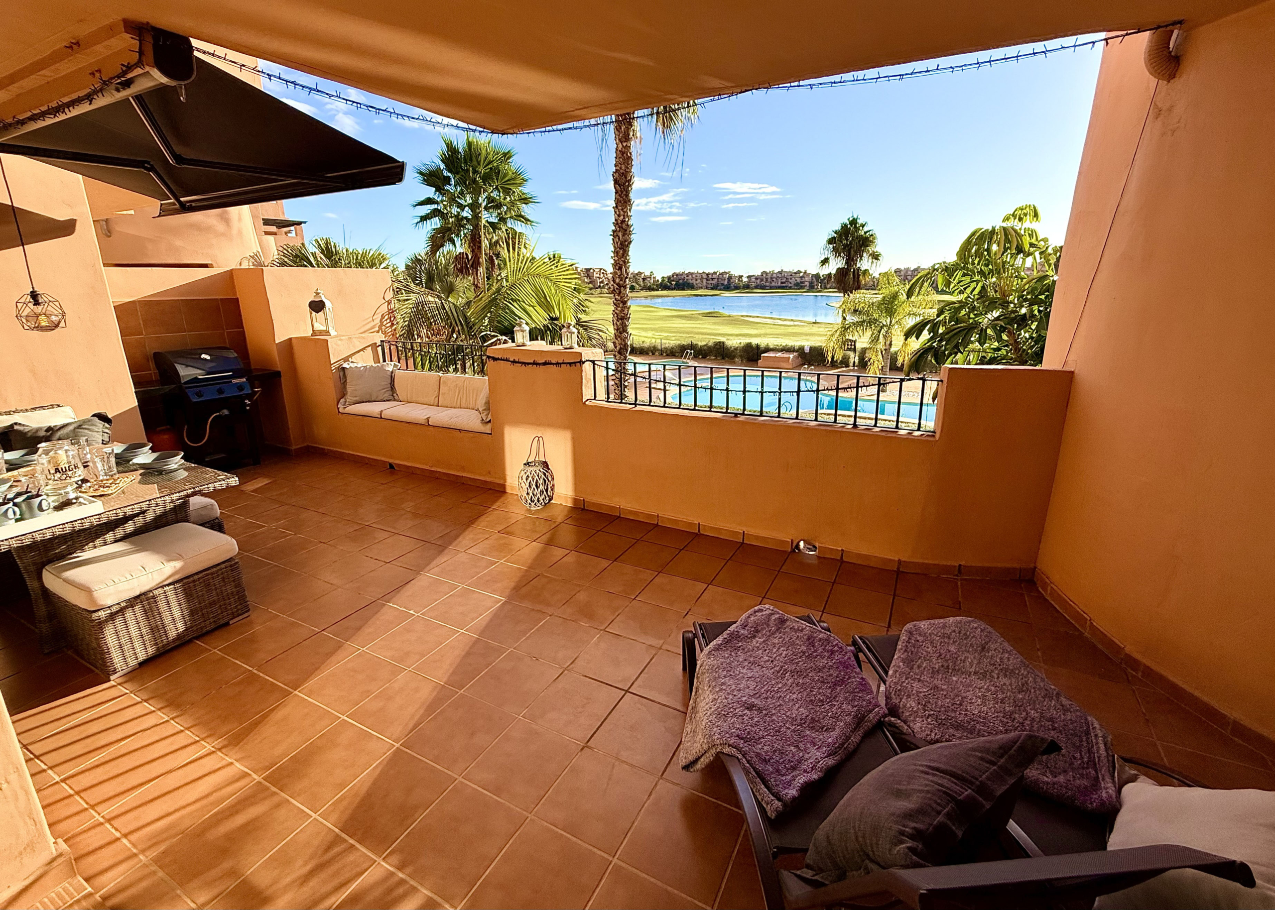 Apartment with golf and lake views at Mar Menor Golf Resort by Levante Properties