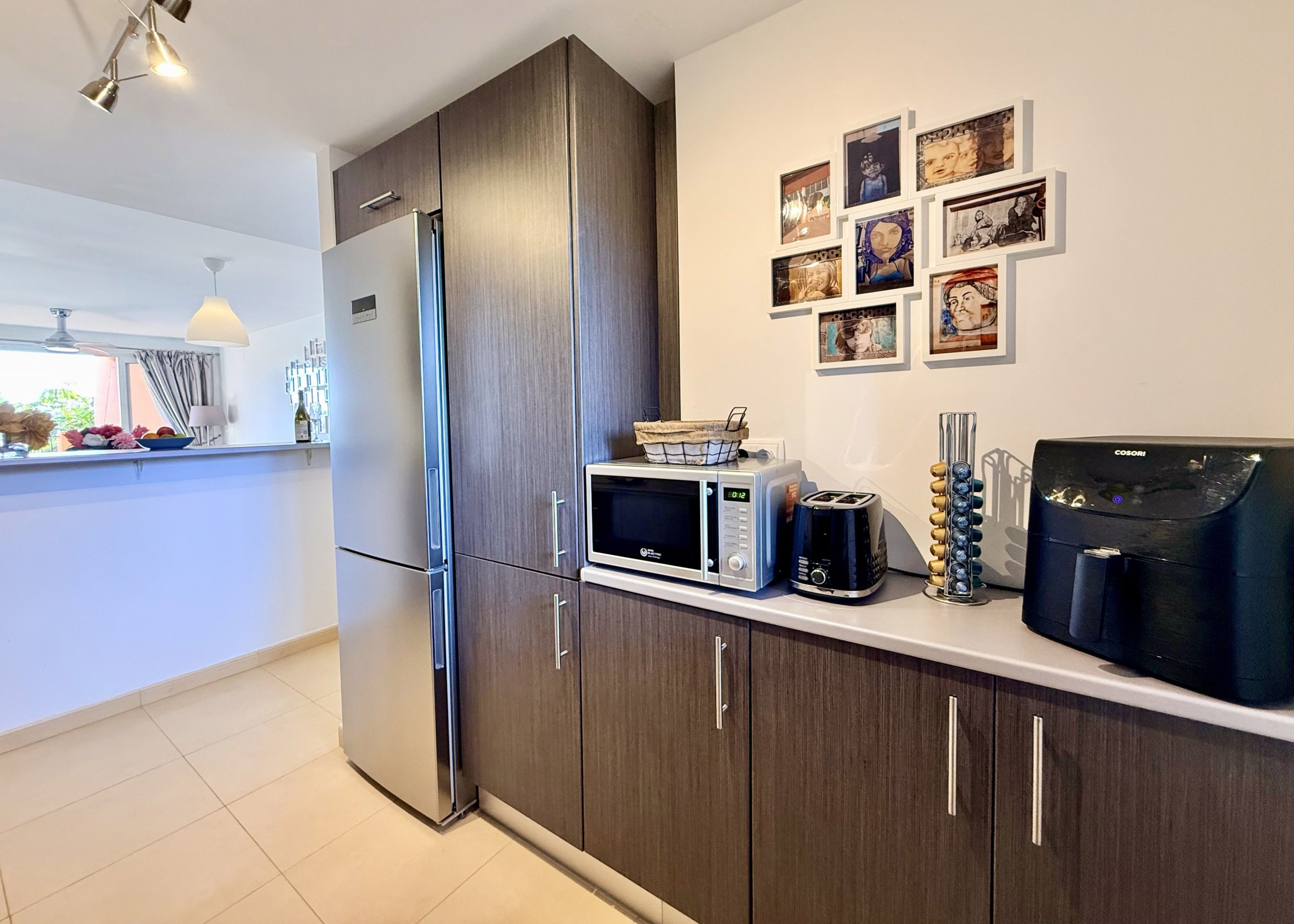 Open plan kitchen in Mar Menor Golf Resort apartment by Levante Properties