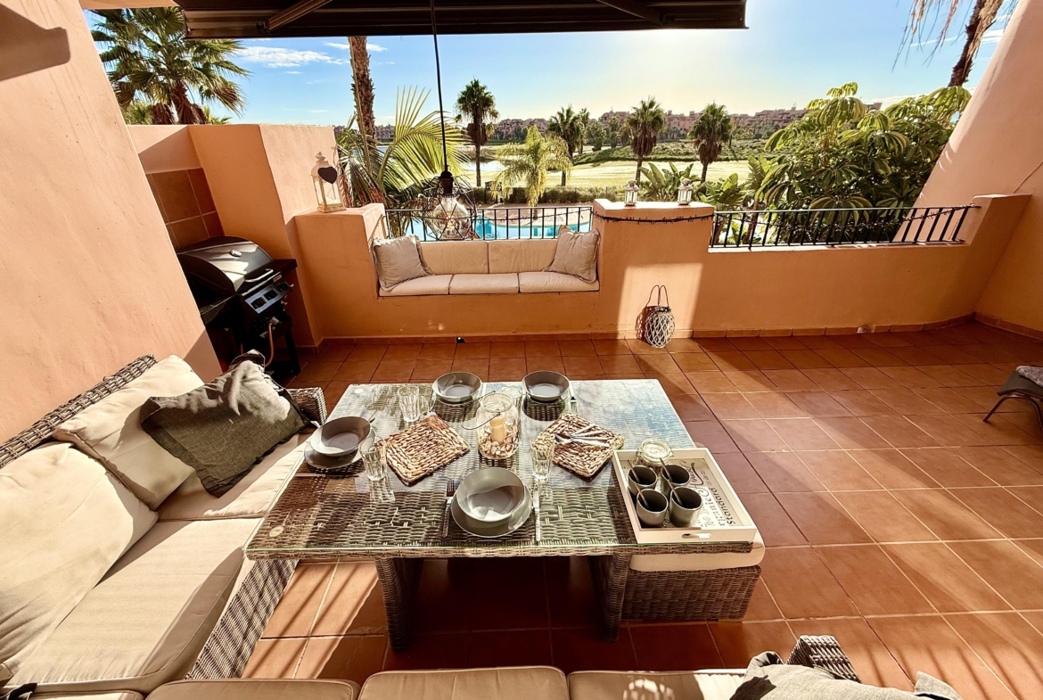2-Bed East Facing Apartment for Sale on Mar Menor Golf Resort.