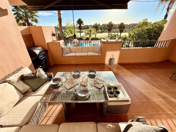 2-Bed East Facing Apartment for Sale on Mar Menor Golf Resort.