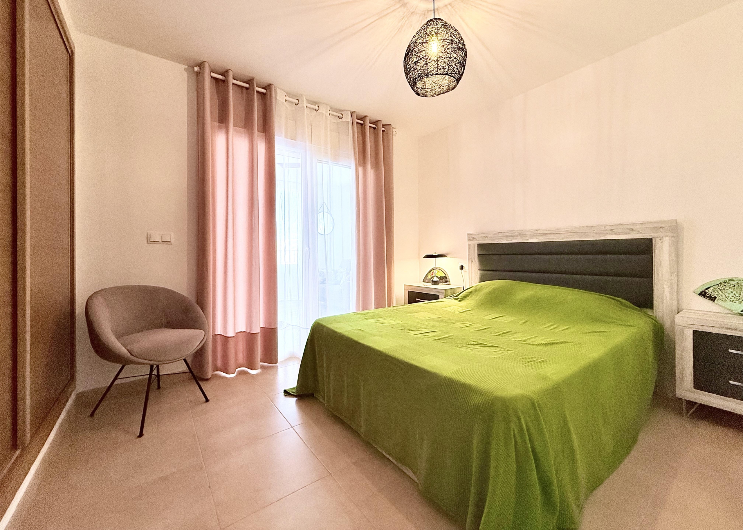 Modern 1 Bedroom Apartment master bedroom on Mar Menor Golf Resort for sale by Levante Properties