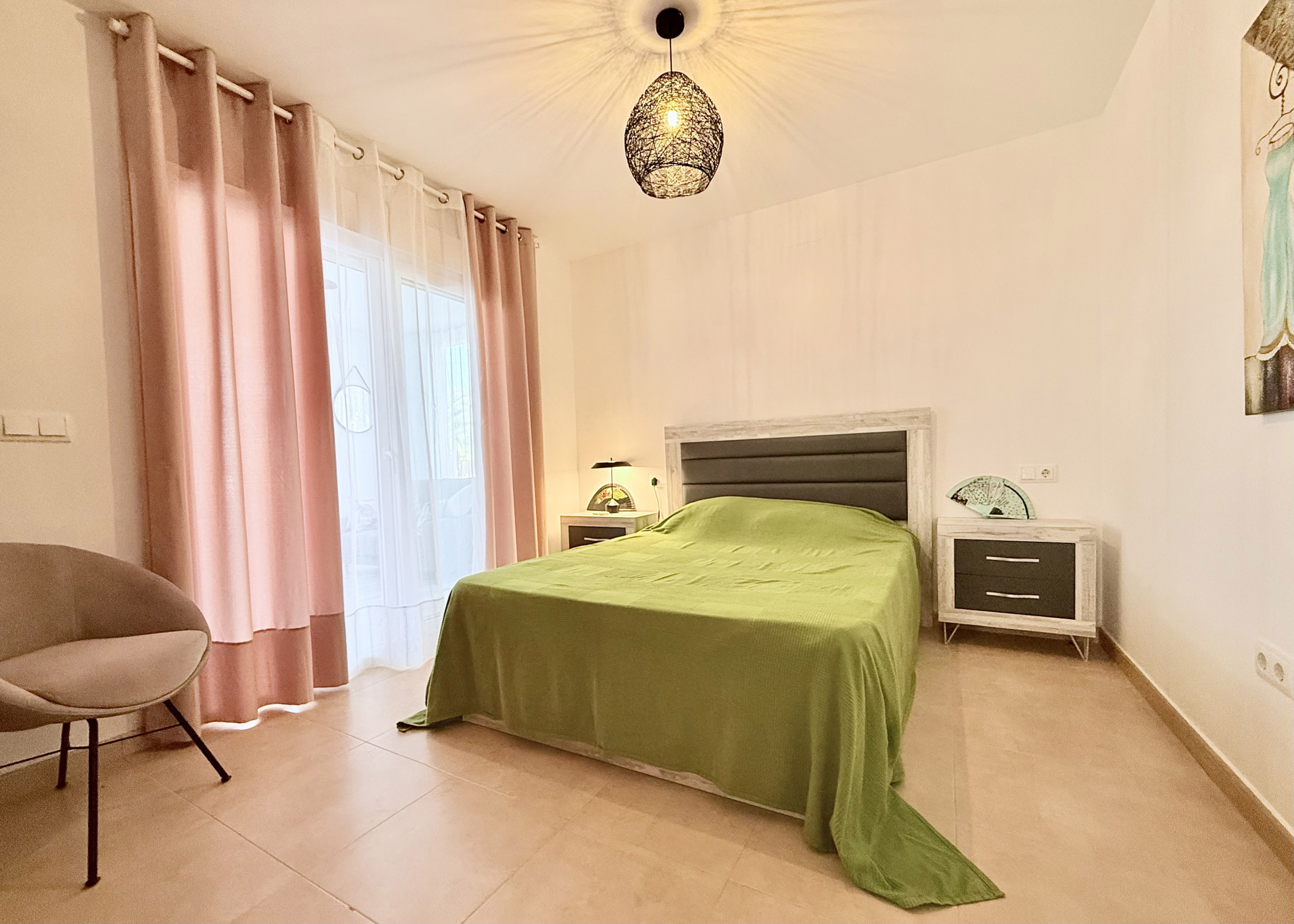 Modern 1 Bedroom Apartment master bedroom on Mar Menor Golf Resort for sale by Levante Properties