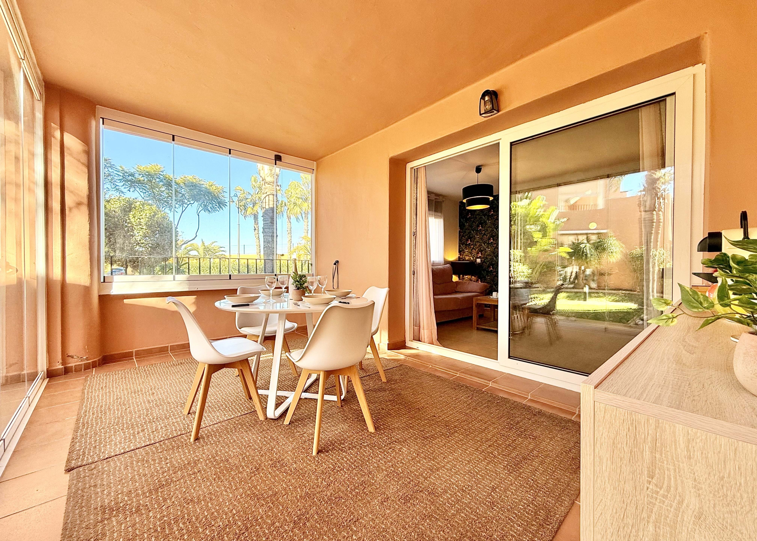 Modern 1 Bedroom Apartment with glass-curtained terrace on Mar Menor Golf Resort by Levante Properties
