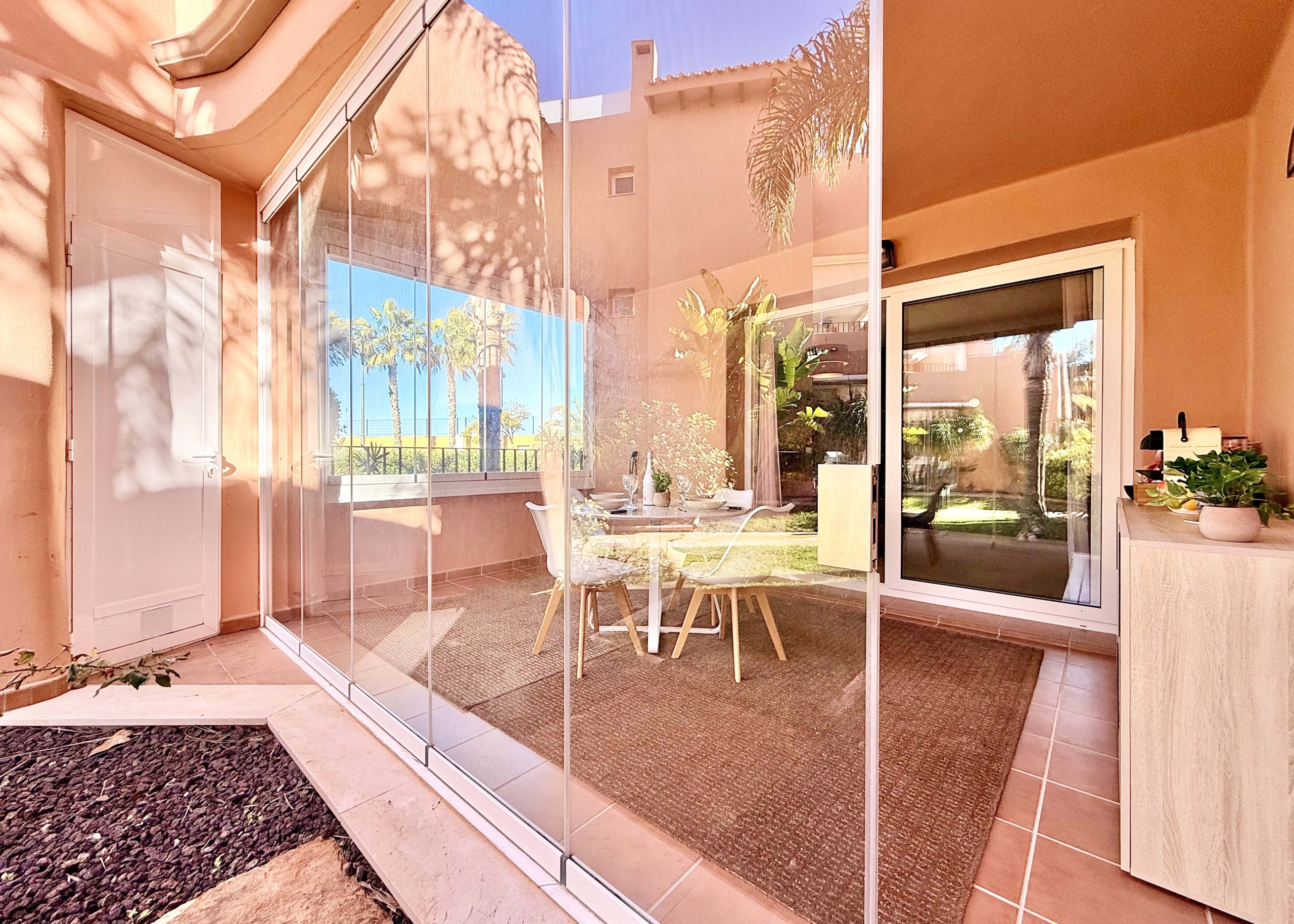 Modern 1 Bedroom Apartment with glass-curtained terrace on Mar Menor Golf Resort by Levante Properties