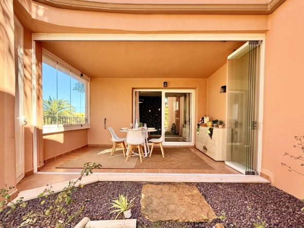 Modern 1 Bedroom Apartment with glass-curtained terrace on Mar Menor Golf Resort by Levante Properties