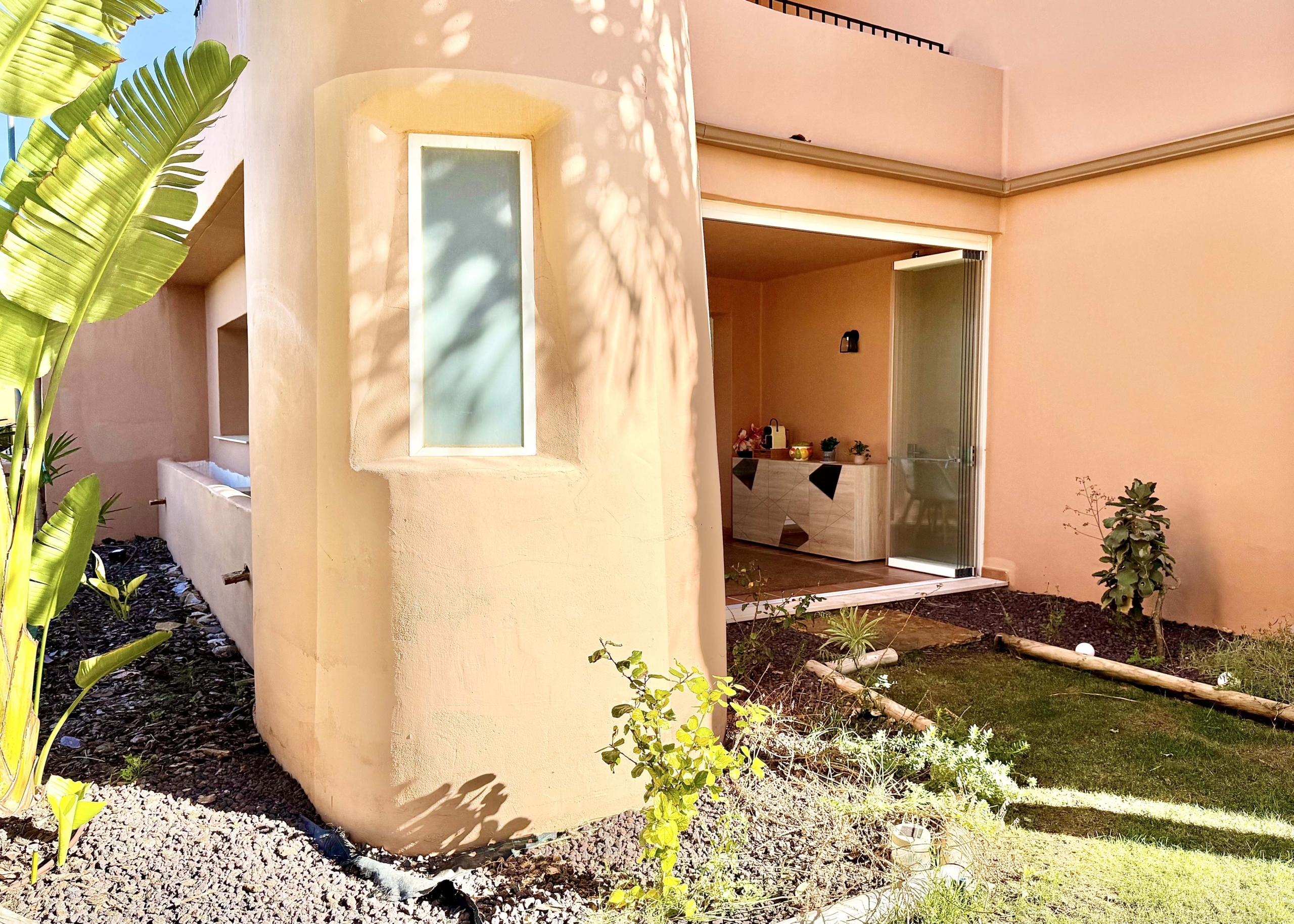 Modern 1 Bedroom Apartment with glass-curtained terrace on Mar Menor Golf Resort by Levante Properties