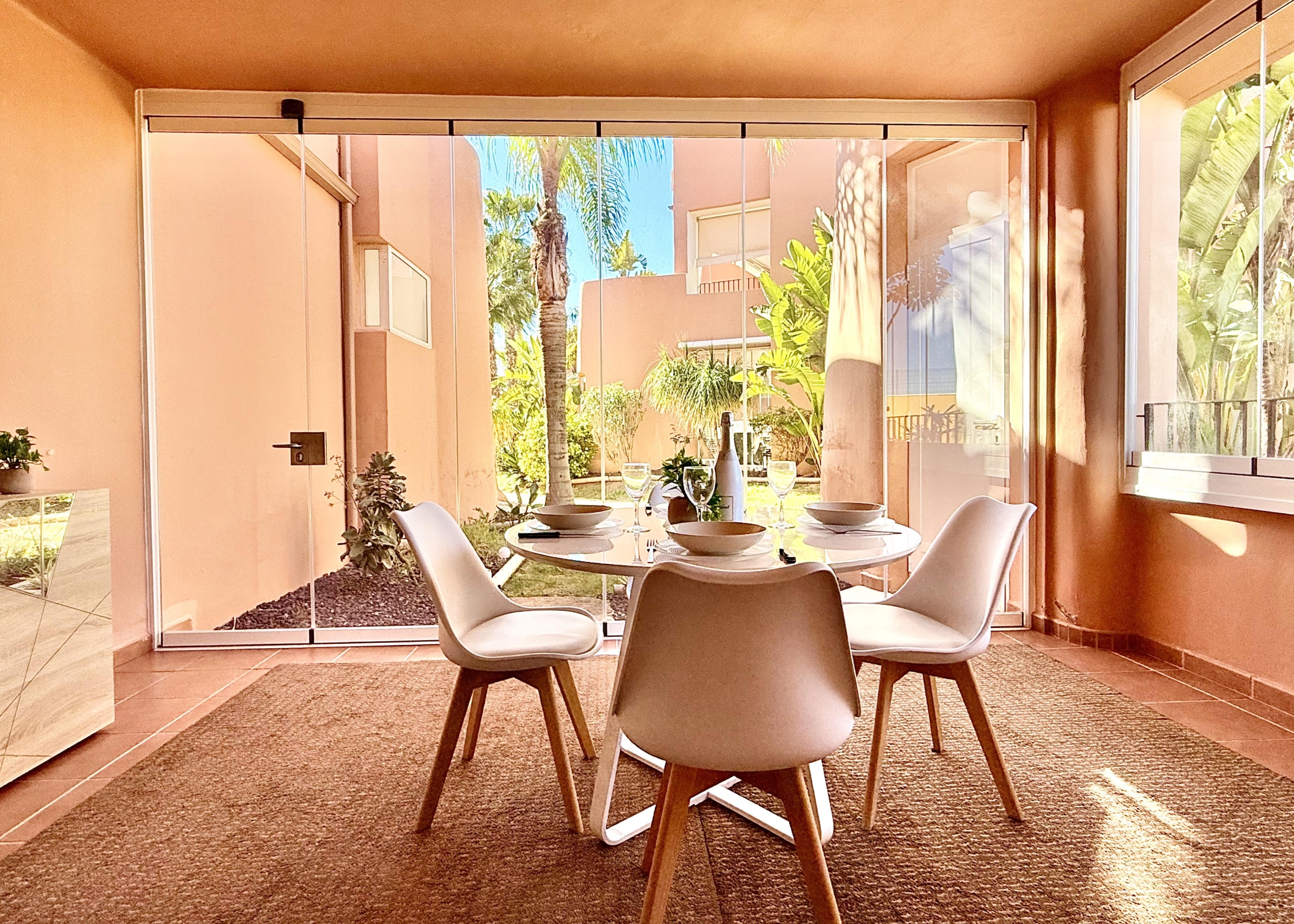 Modern 1 Bedroom Apartment with glass-curtained terrace on Mar Menor Golf Resort by Levante Properties