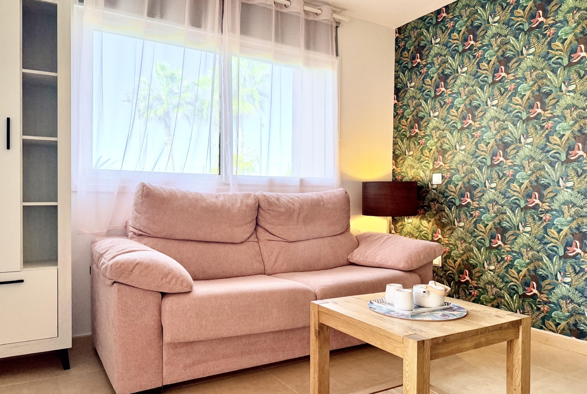 Modern 1 Bedroom Apartment living area on Mar Menor Golf Resort by Levante Properties
