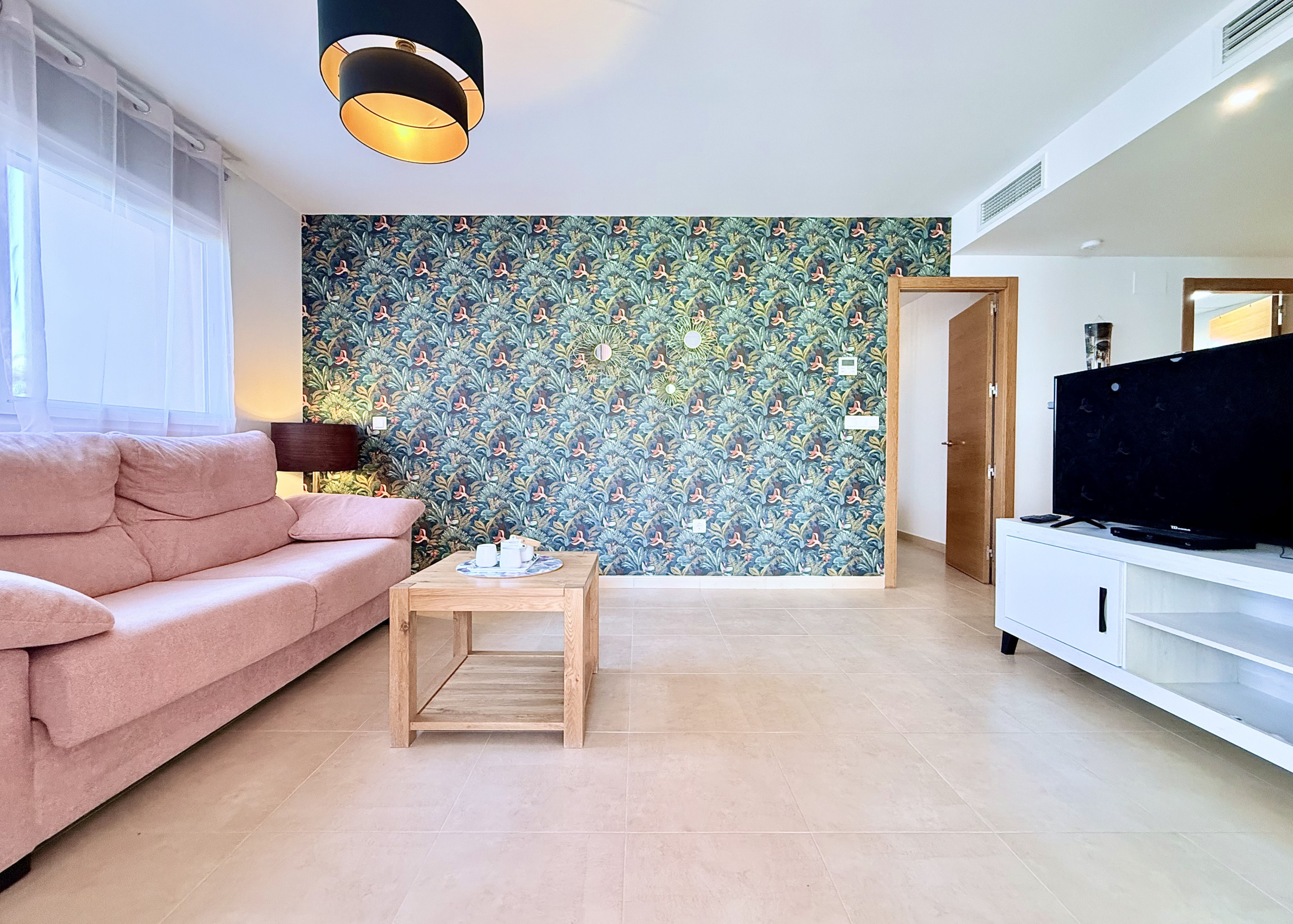 Modern 1 Bedroom Apartment living area on Mar Menor Golf Resort by Levante Properties