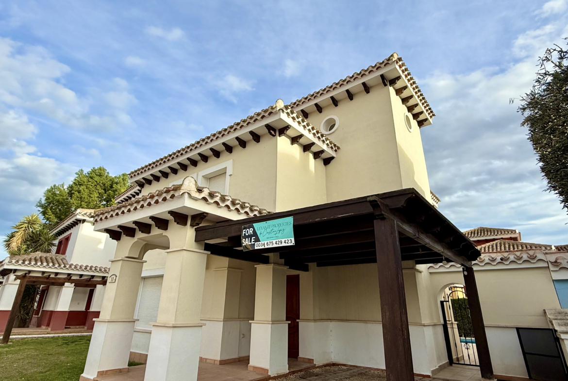 3-Bed Baron Villa in Mar Menor Golf Resort with private heated pool – Levante Properties