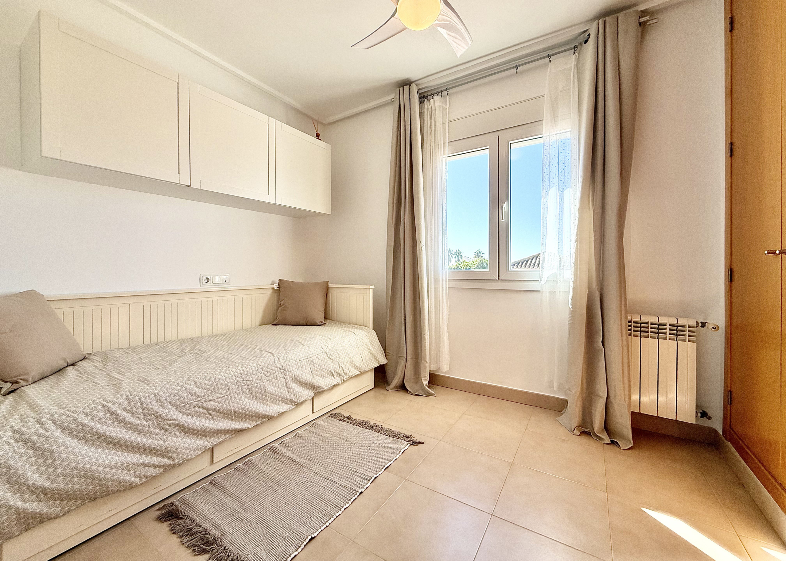 Third bedroom in exclusive 4 bed villa for sale on Mar Menor Golf Resort – Levante Properties