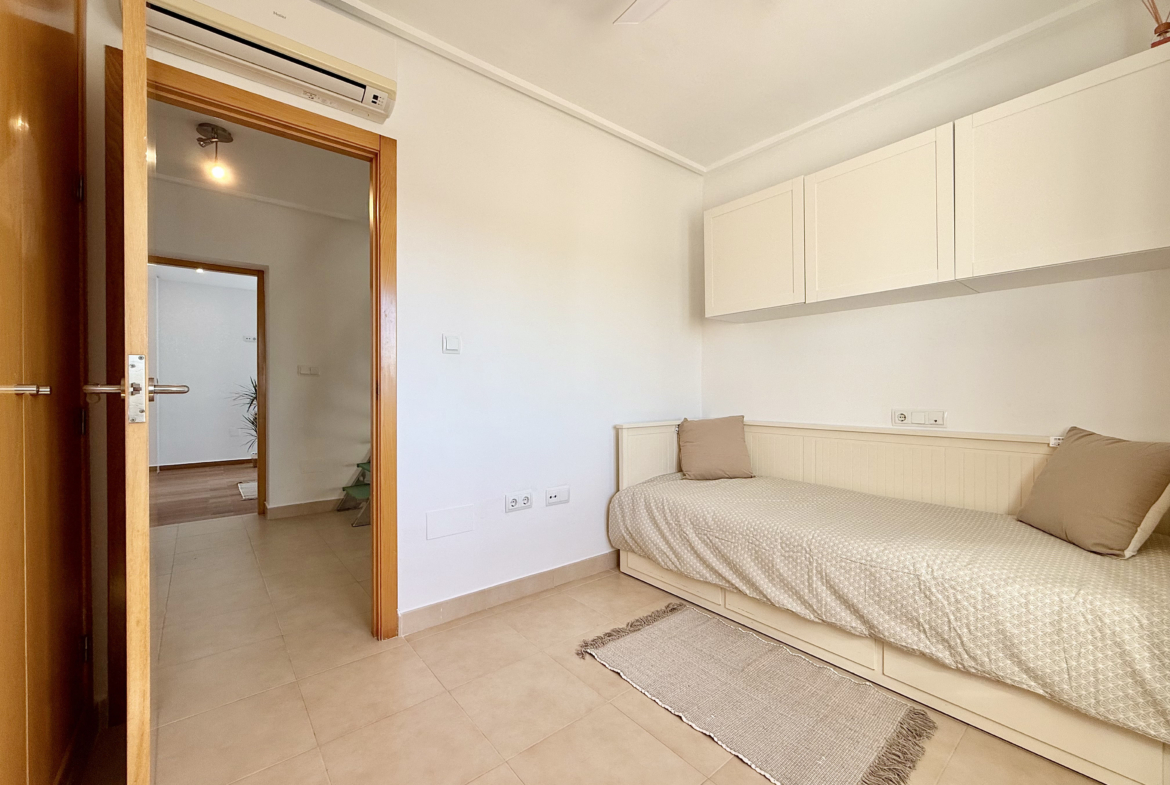 Third bedroom in exclusive 4 bed villa for sale on Mar Menor Golf Resort – Levante Properties