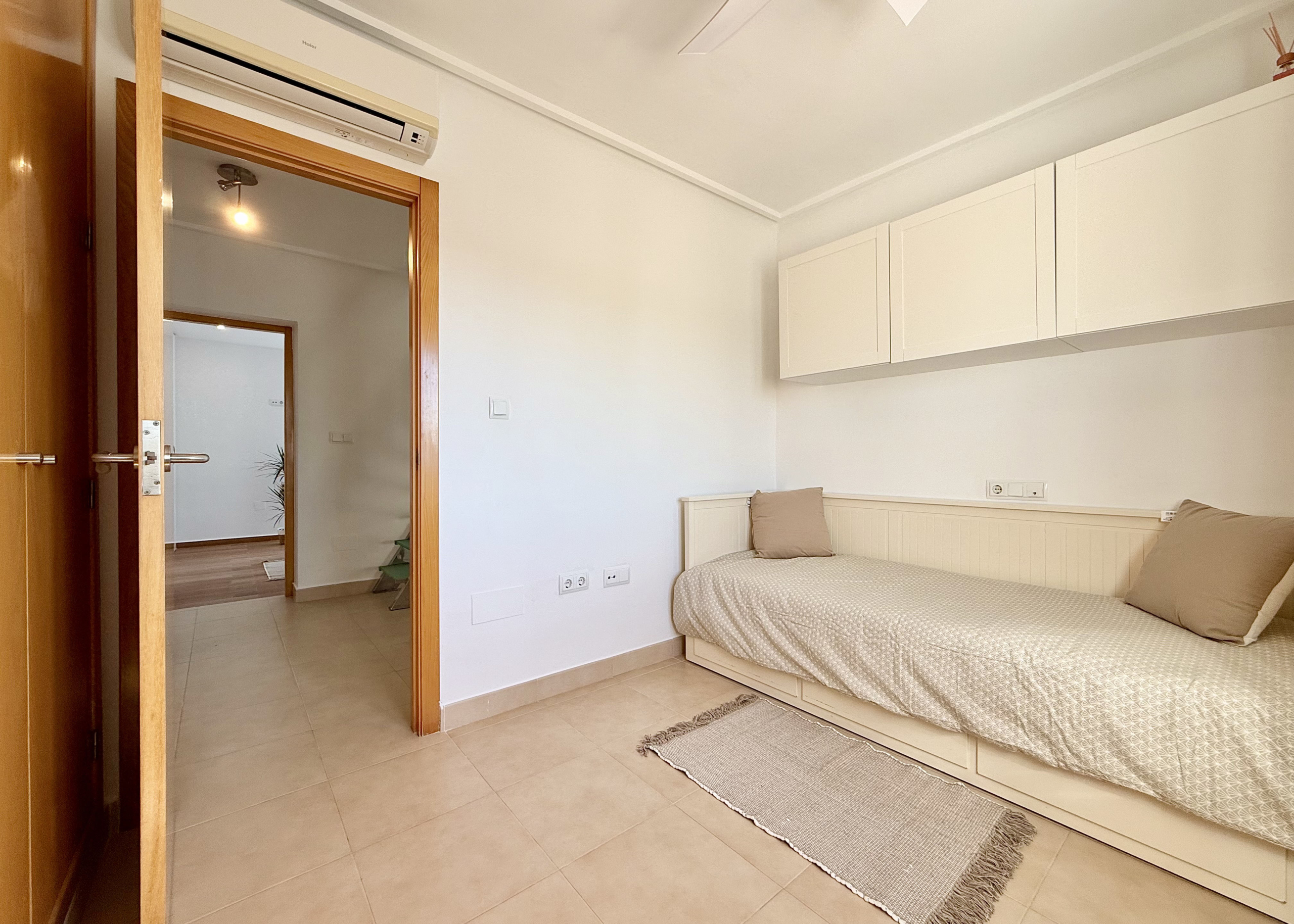 Third bedroom in exclusive 4 bed villa for sale on Mar Menor Golf Resort – Levante Properties
