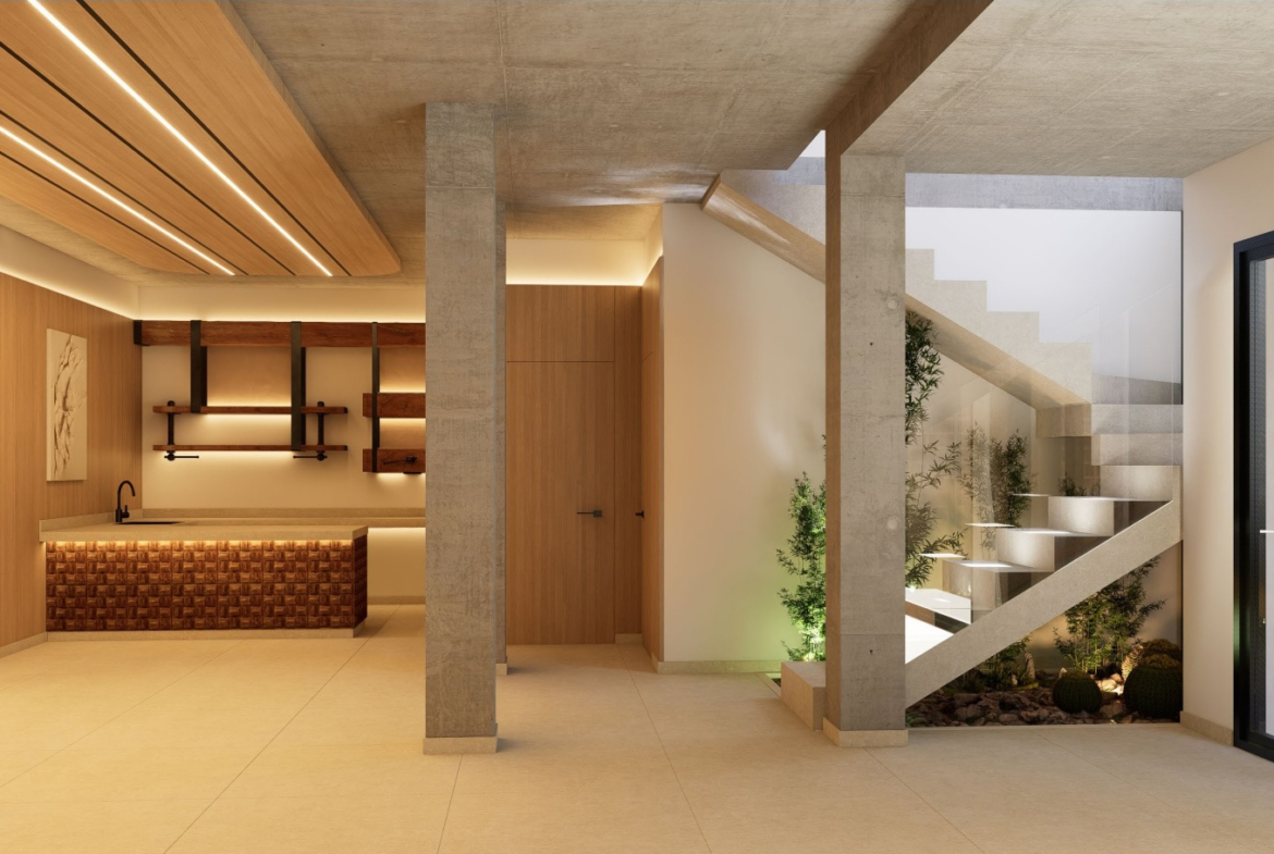 Spacious luxury basement level with natural light in Mar Menor Golf Resort villa by Levante Properties