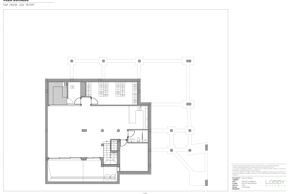 Detailed villa floor plans for luxury property at Mar Menor Golf Resort by Levante Properties