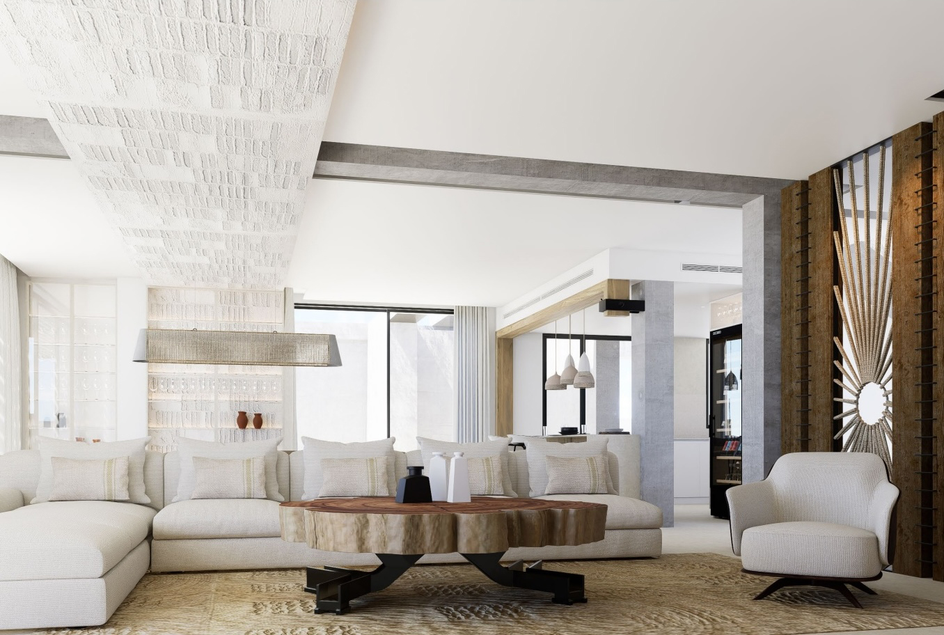 Luxury open-plan living interior in Mar Menor Golf Resort villa by Levante Properties