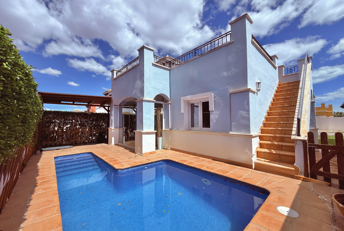 Ciervo Villa For Sale, 2-Bed and 2-Bath, also Key Ready in Mar Menor Golf Resort. Exclusively with Levante Properties.