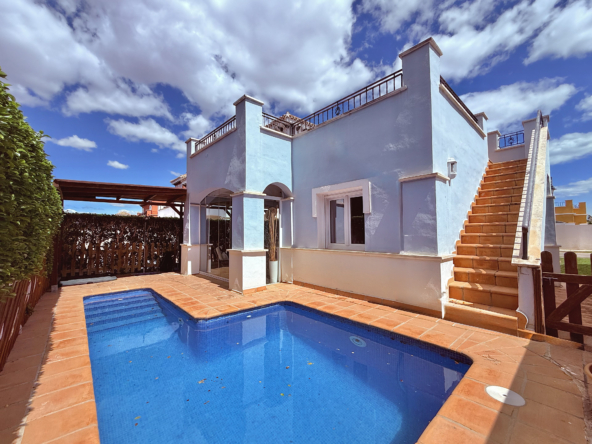Ciervo Villa For Sale, 2-Bed and 2-Bath, also Key Ready in Mar Menor Golf Resort. Exclusively with Levante Properties.