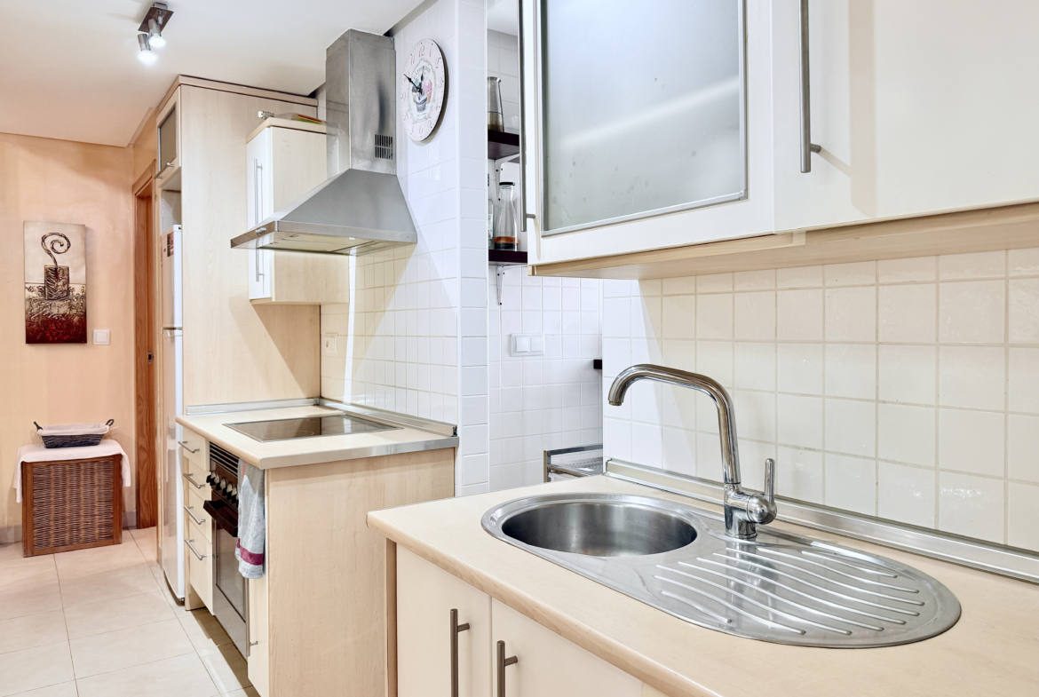 Galley kitchen in Ciervo villa Mar Menor Golf Resort Levante Properties