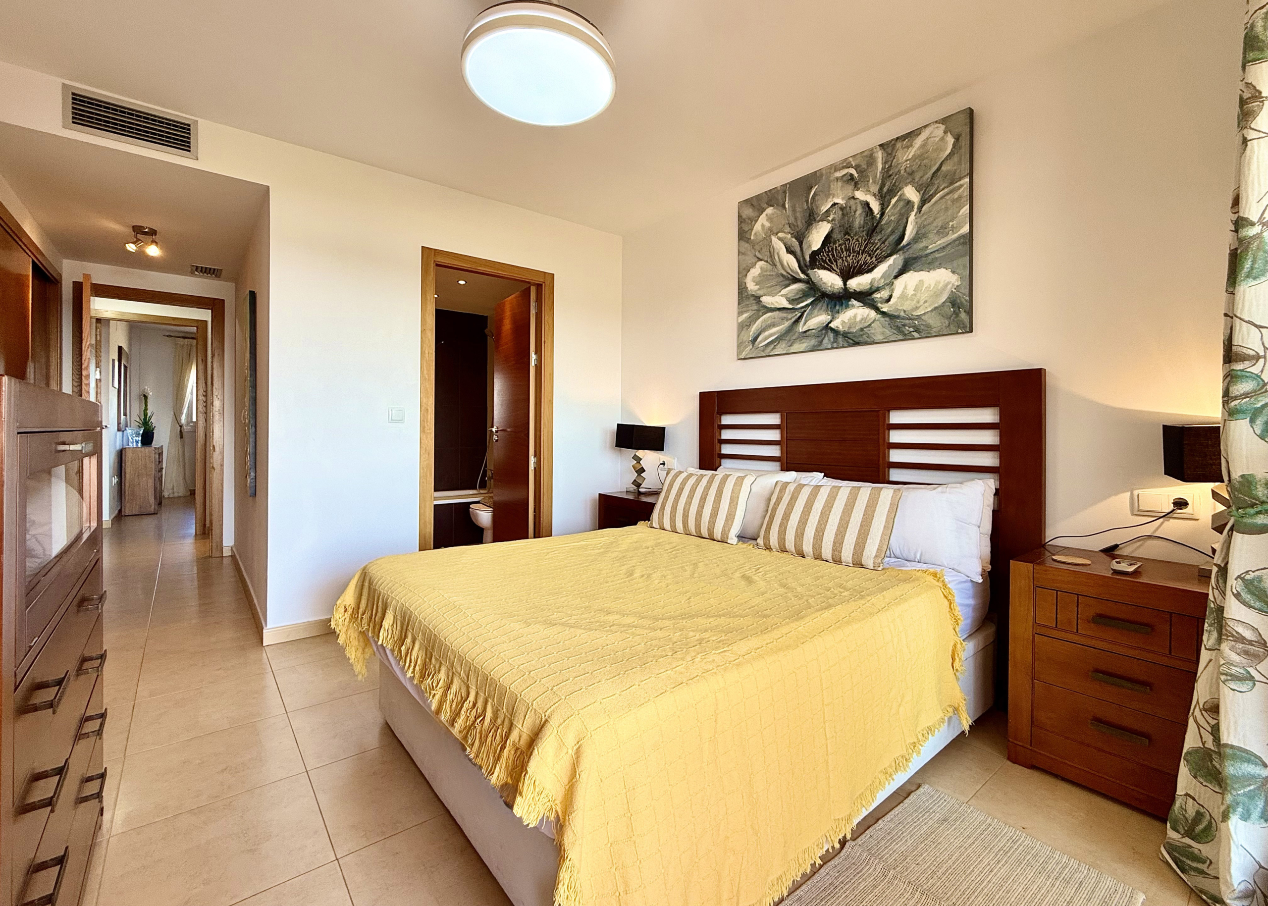 Master bedroom with en suite at Mar Menor Golf Resort Levante Properties