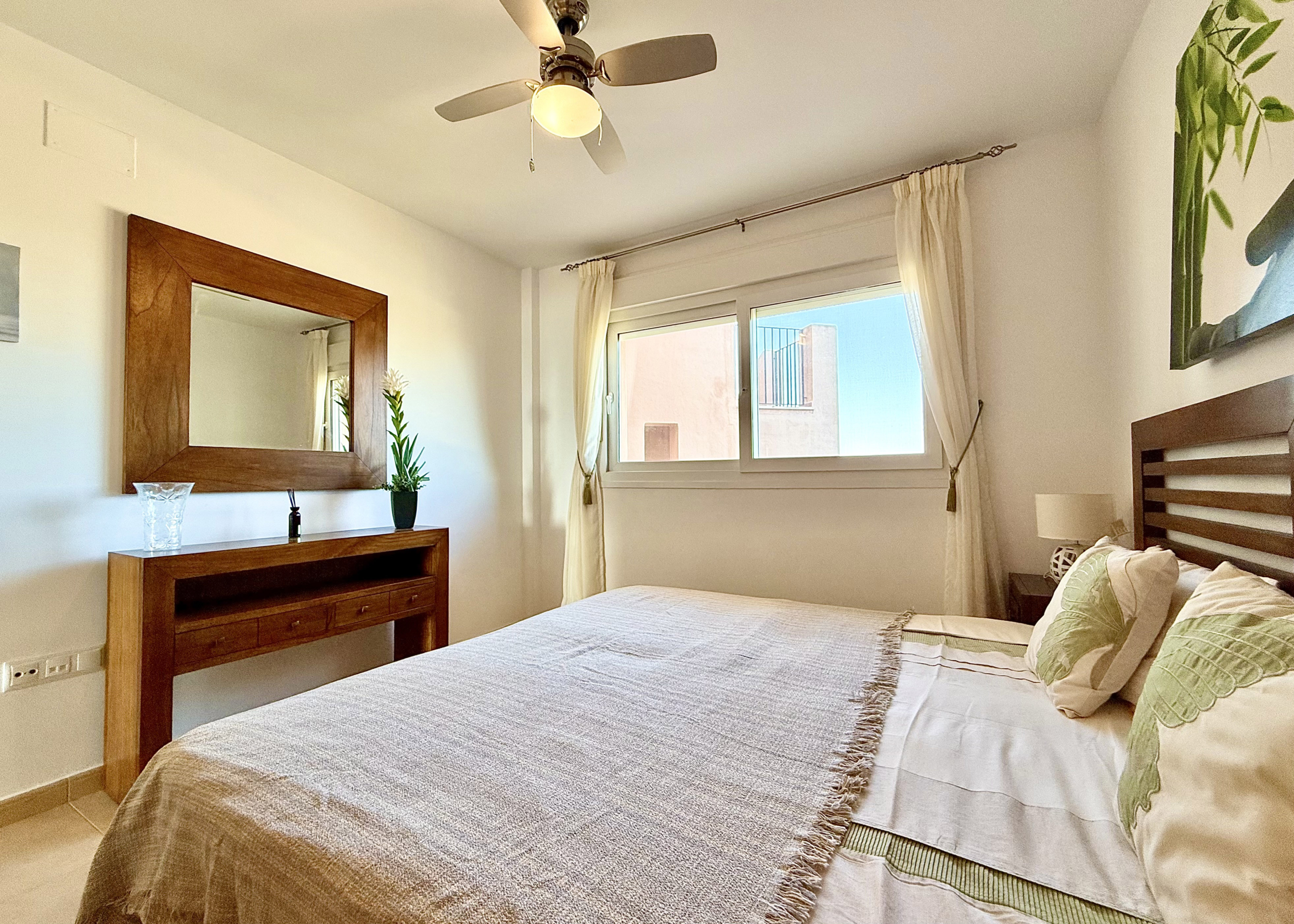 Second bedroom at Mar Menor Golf Resort apartment Levante Properties