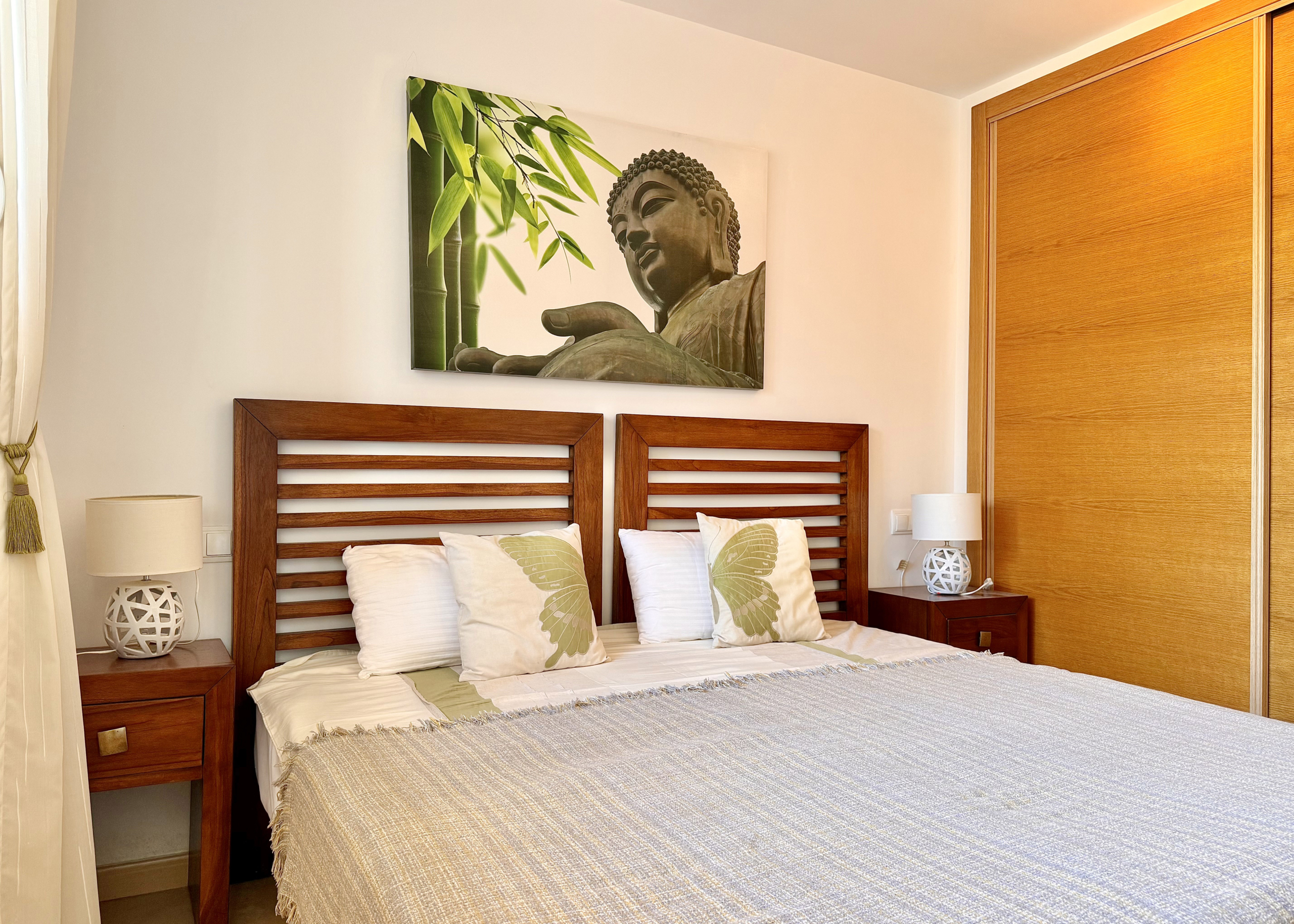 Second bedroom at Mar Menor Golf Resort apartment Levante Properties