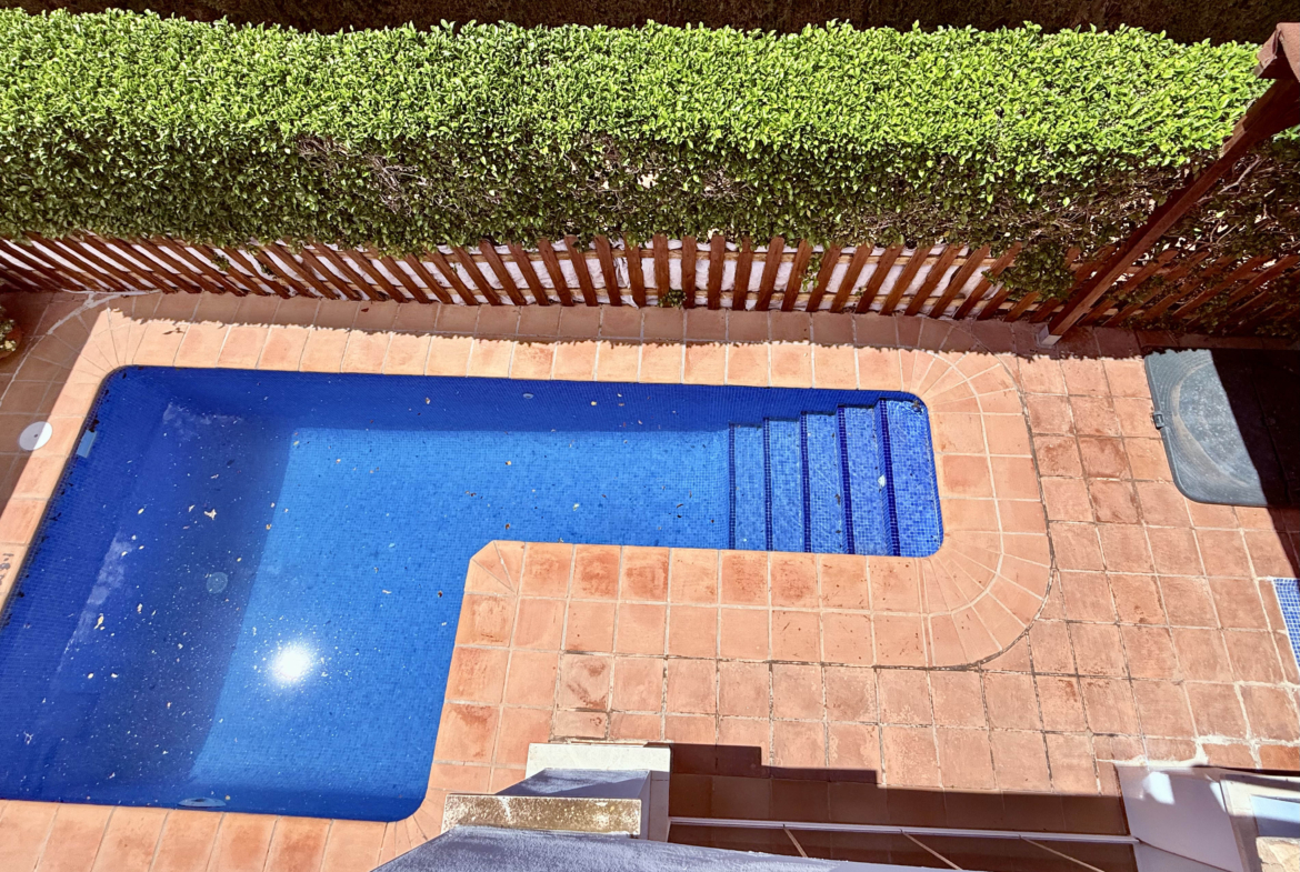 Private pool and west facing garden Ciervo villa Mar Menor Golf Resort Levante Properties