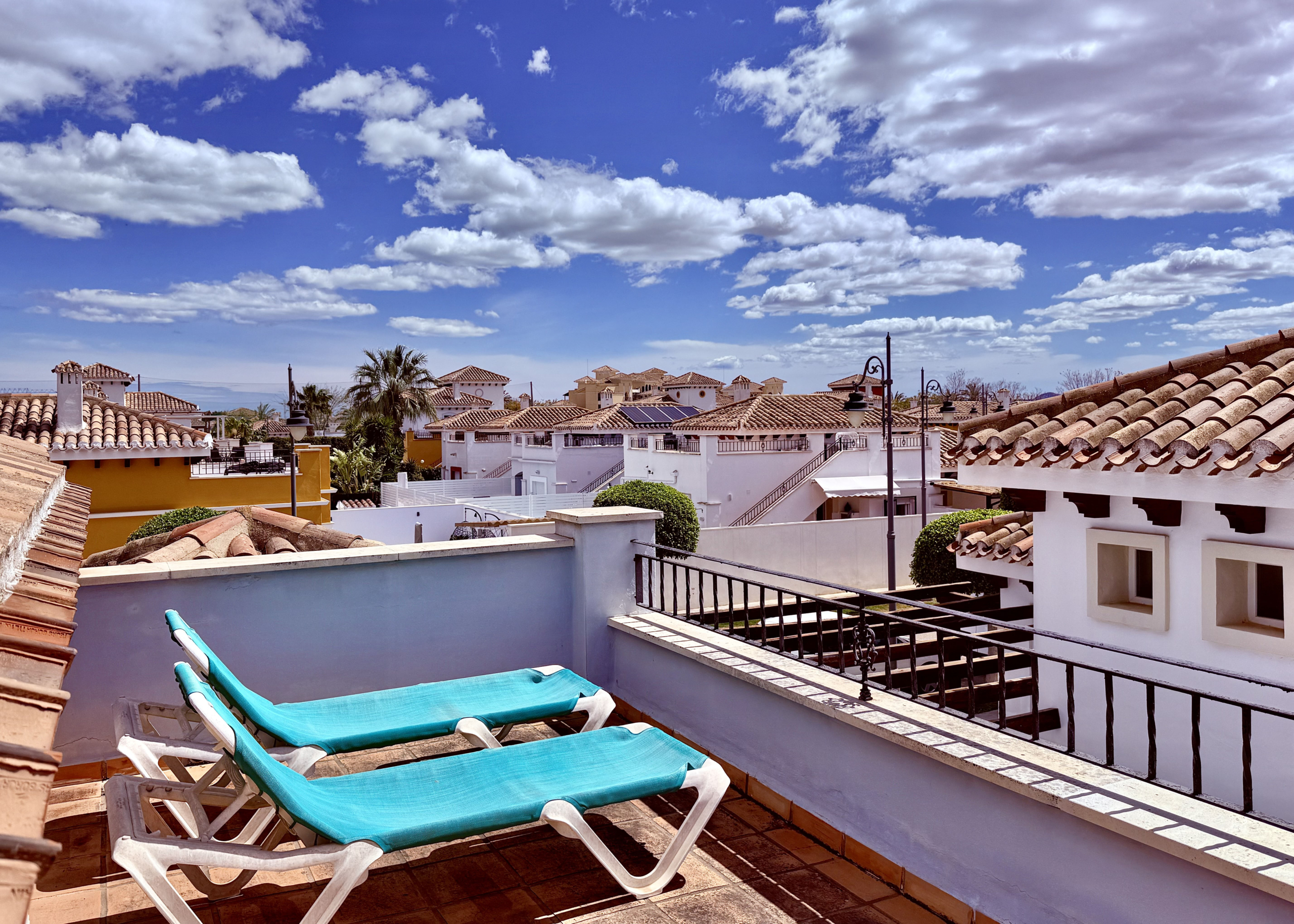 Rooftop solarium Ciervo villa Mar Menor Golf Resort Levante Properties