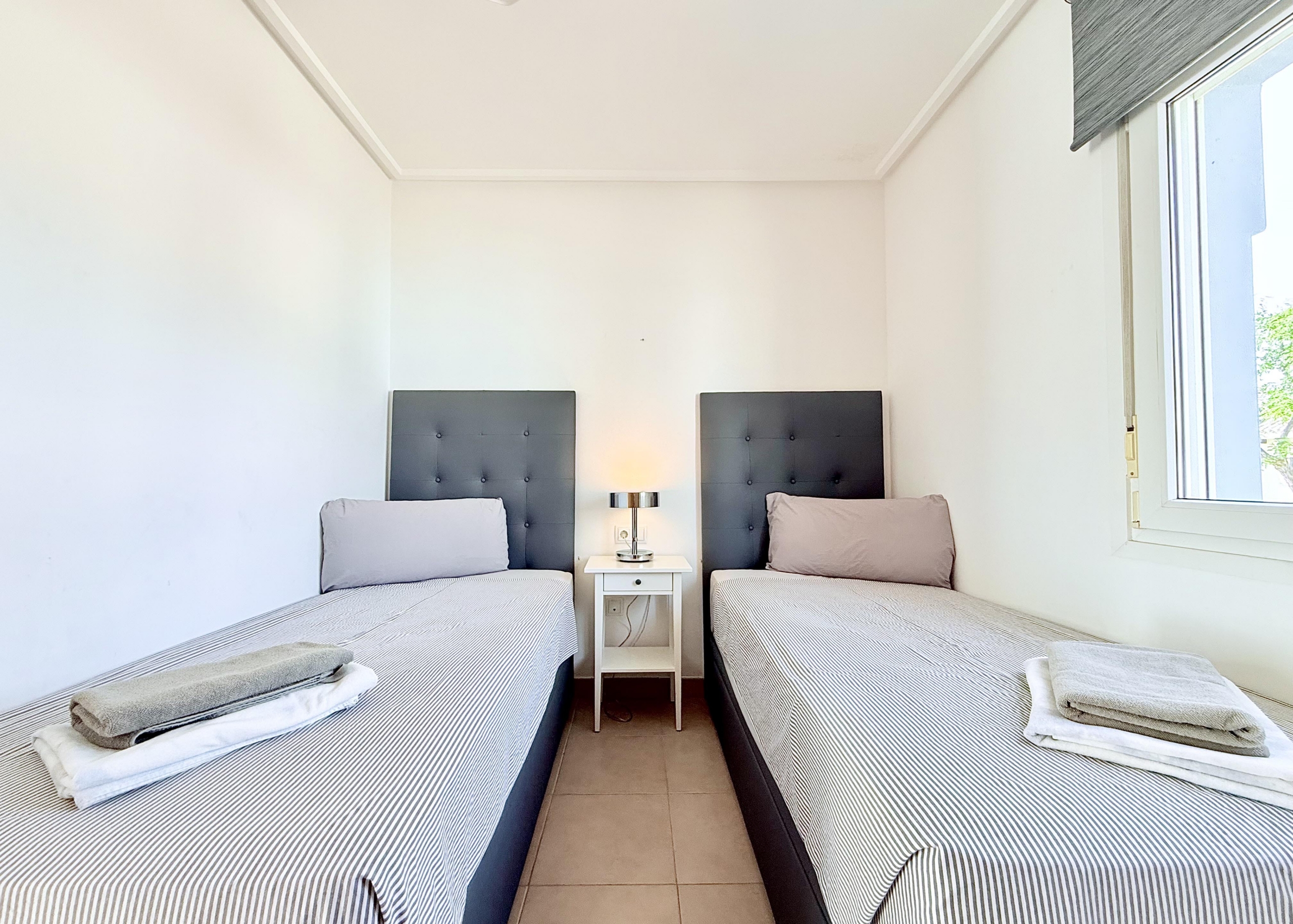 Guest bedroom in Isla Grosa villa on Mar Menor Golf Resort