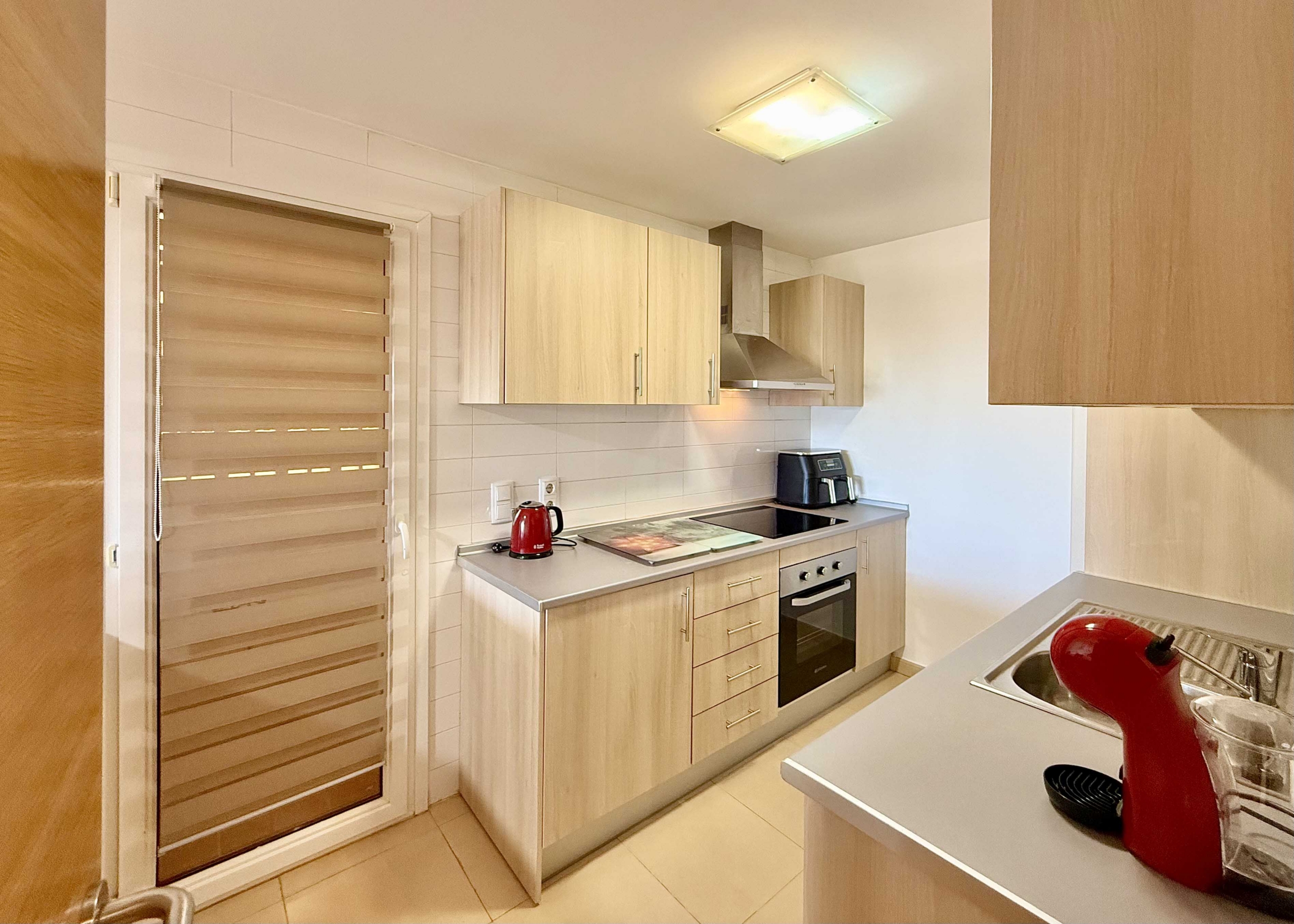 Modern kitchen in Boulevard apartment for sale on Mar Menor Golf Resort