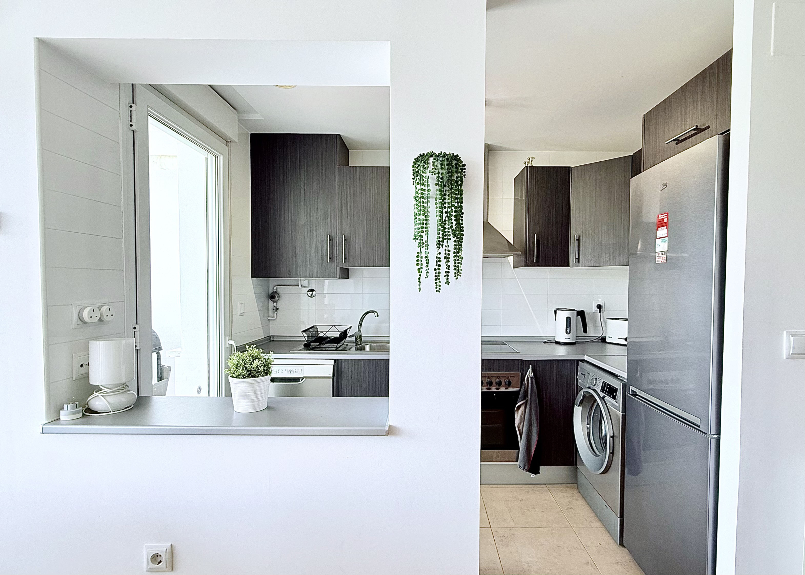 Modern kitchen in Calblanque villa at Mar Menor Golf Resort