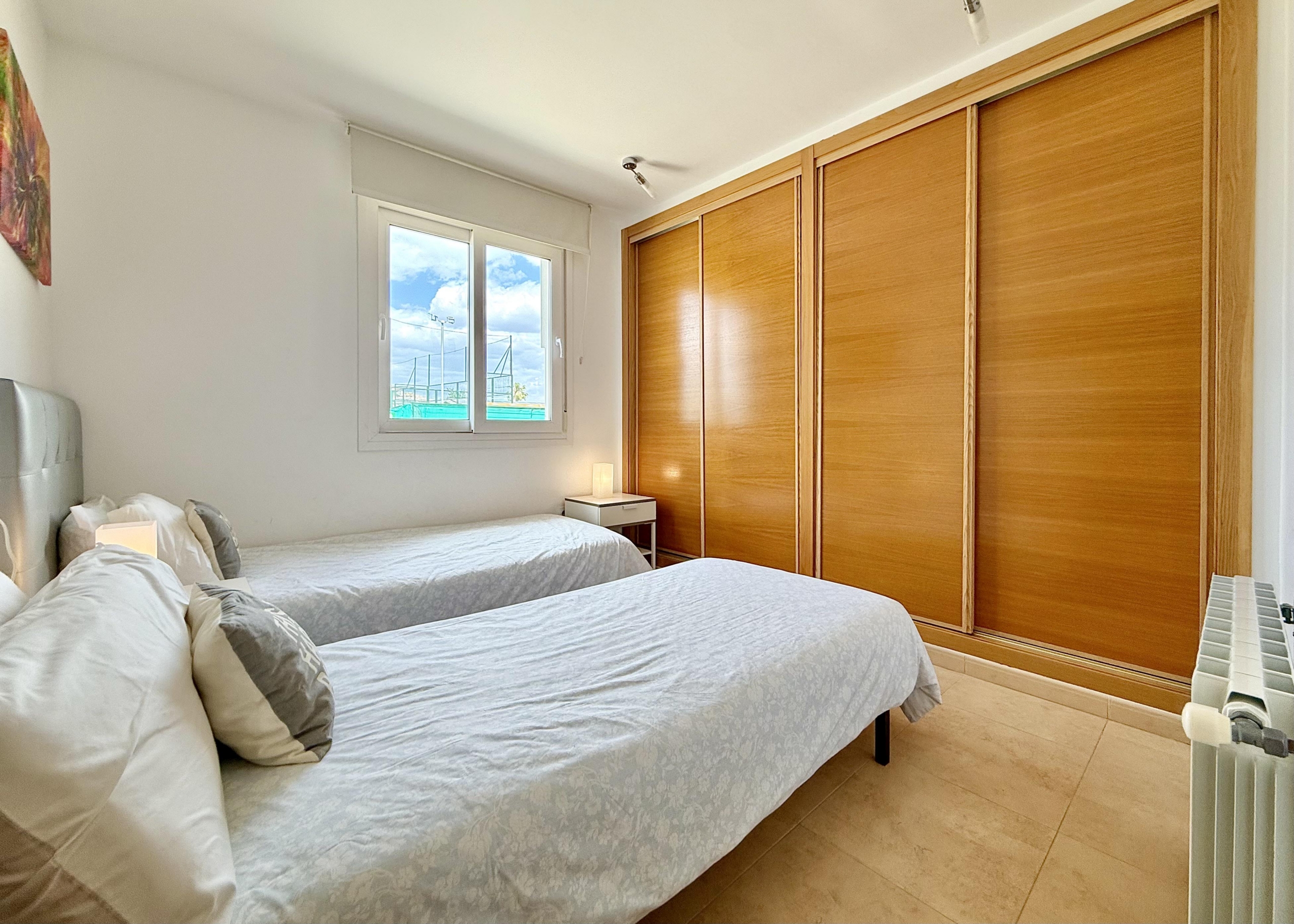 Guest bedroom in Rondella villa at Mar Menor Golf Resort by Levante Properties