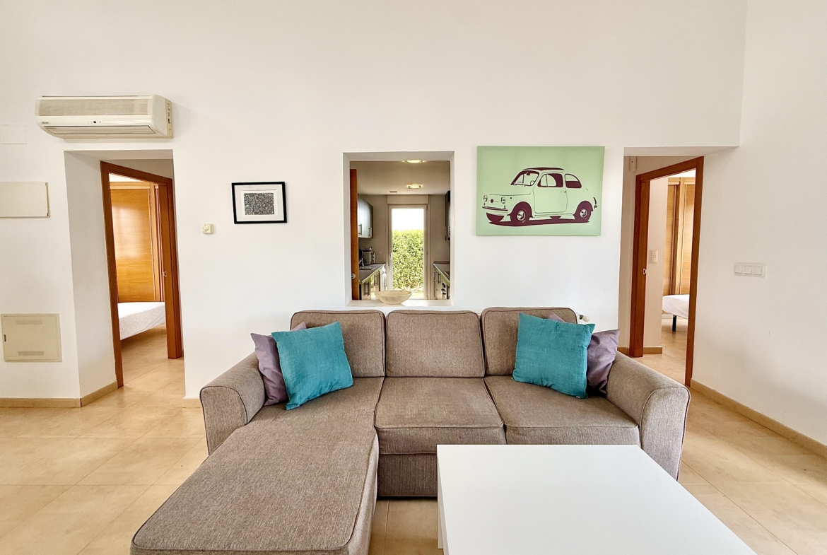 Bright living room in Rondella villa at Mar Menor Golf Resort by Levante Properties