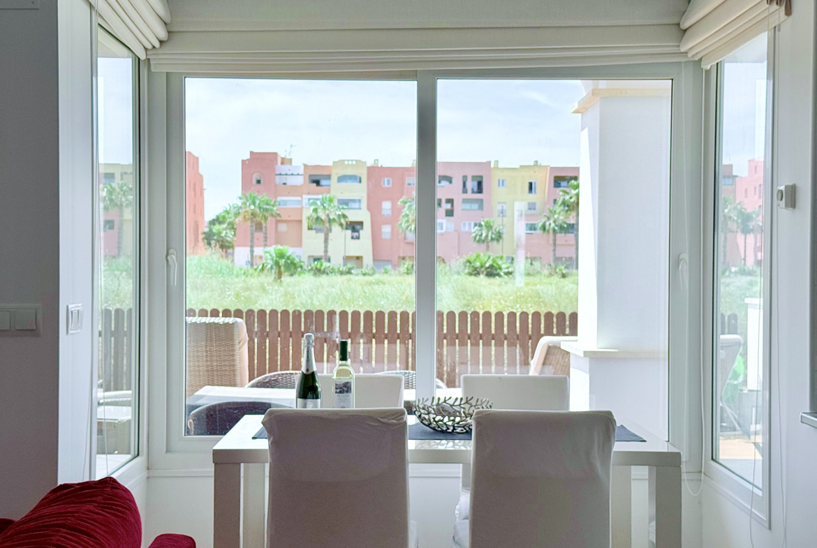 Bright living room inside villa for sale in Mar Menor Golf Resort