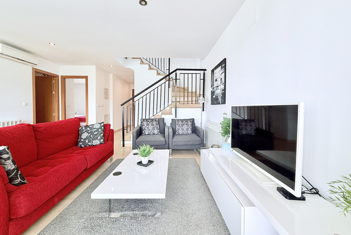Main living area in Calblanque villa at Mar Menor Golf Resort