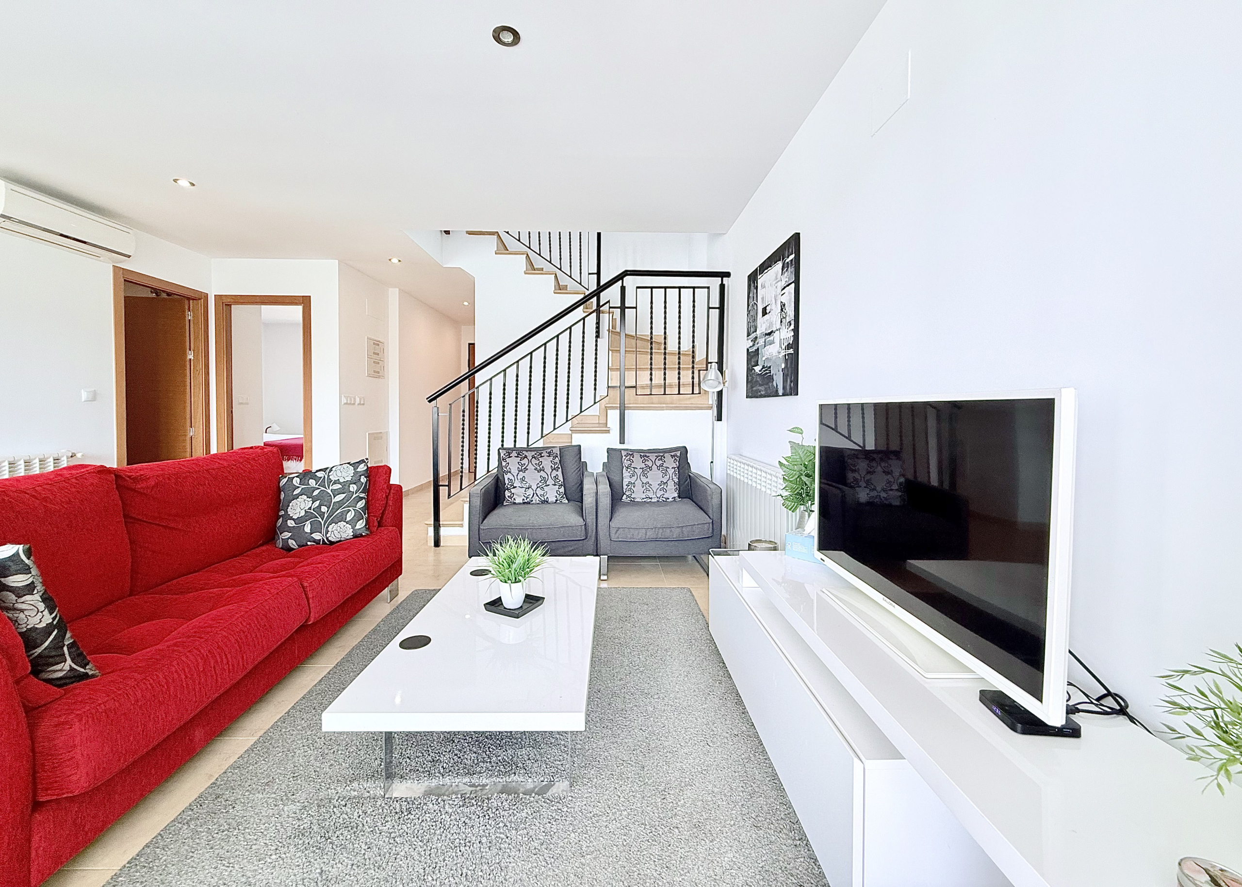Main living area in Calblanque villa at Mar Menor Golf Resort
