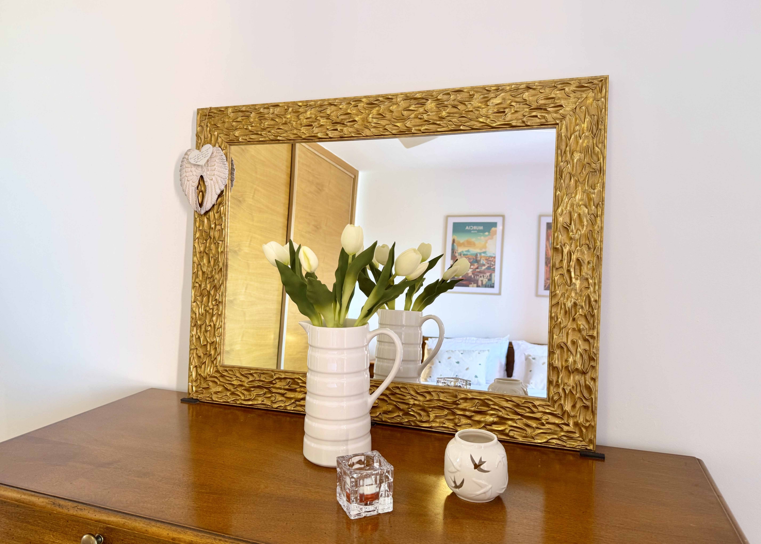 Master bedroom with terrace access in Mar Menor Golf Resort apartment