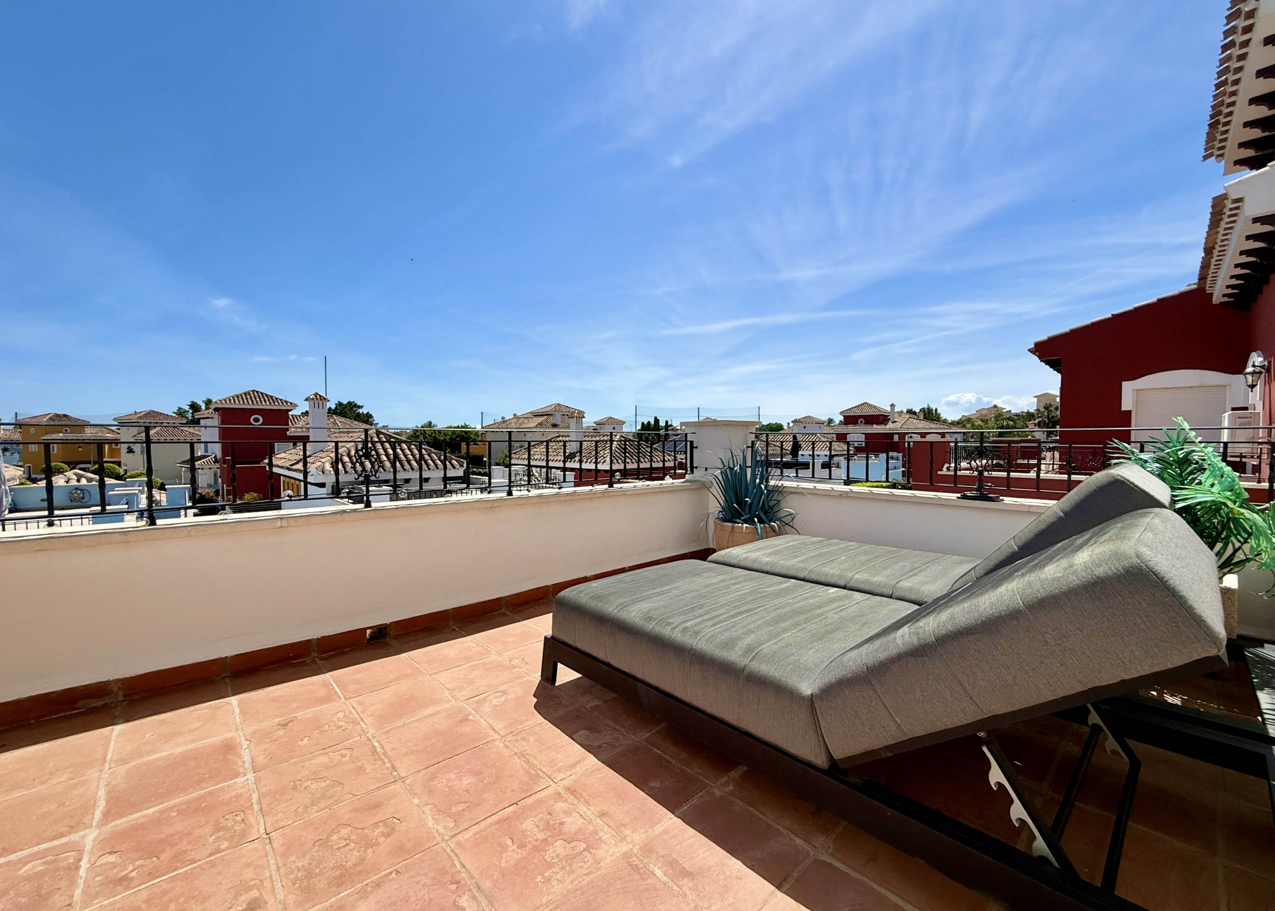 Private first floor terrace with resort views on Mar Menor Golf Resort
