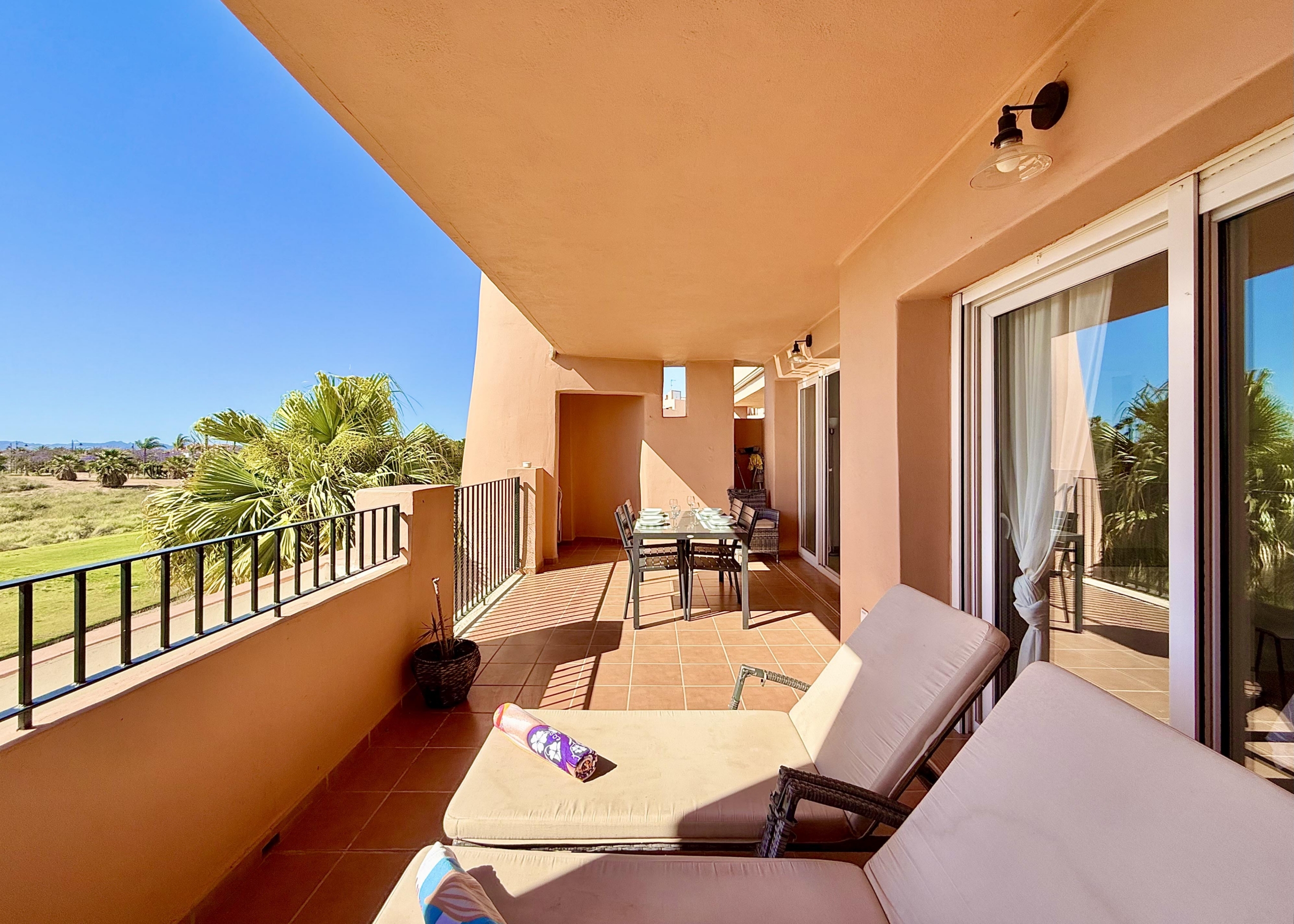 2-Bed First Floor Apartment for Sale on Mar Menor Golf Resort. With lake and golf views, and close to resort's facilities. Key Ready.