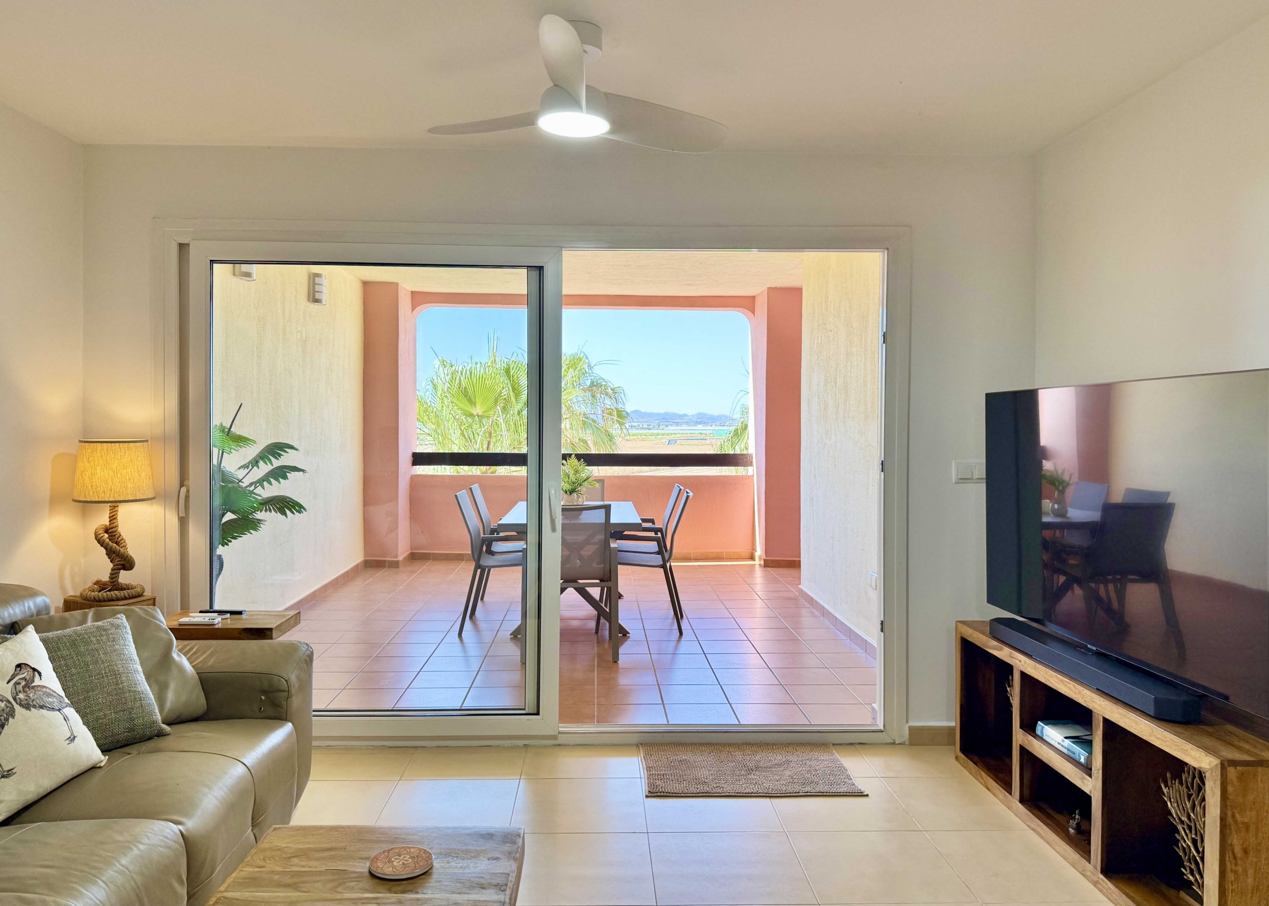 2-Bed Boulevard Apartment on the First Floor for Sale, Mar Menor Golf Resort. South Facing & Key Ready. By Levante Properties.