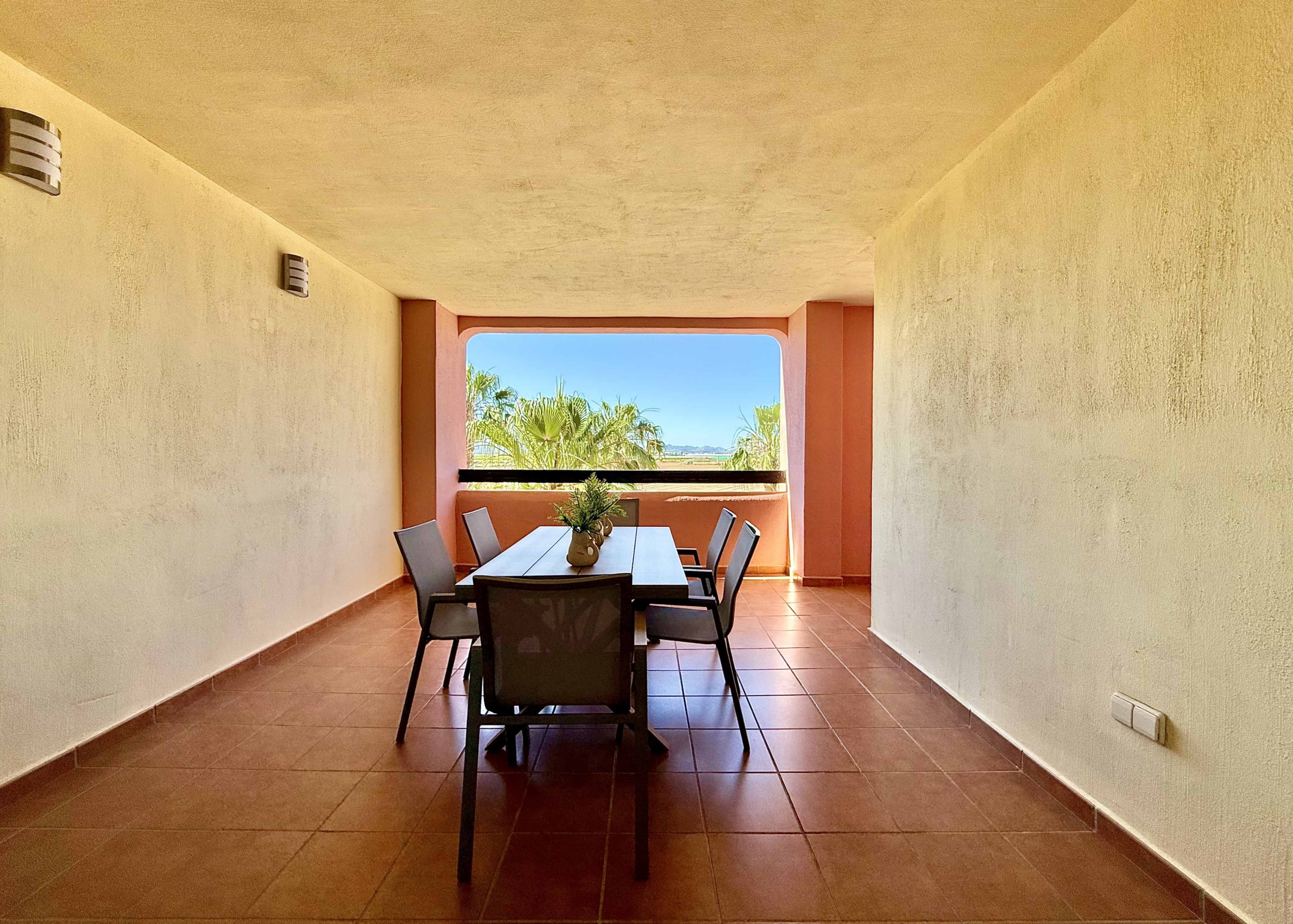 2-Bed Boulevard Apartment on the First Floor for Sale, Mar Menor Golf Resort. South Facing & Key Ready. By Levante Properties.