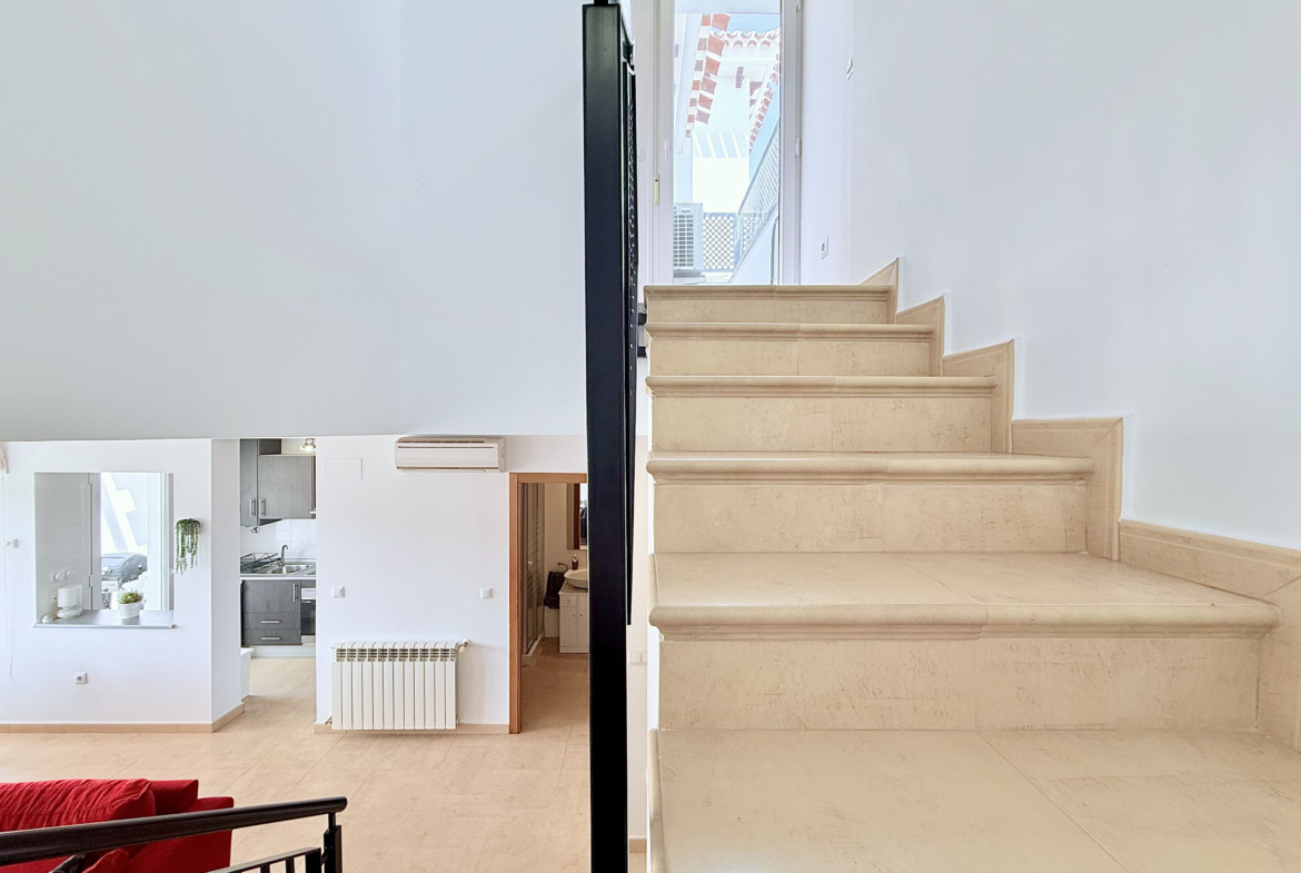 Interior staircase in Calblanque villa at Mar Menor Golf Resort