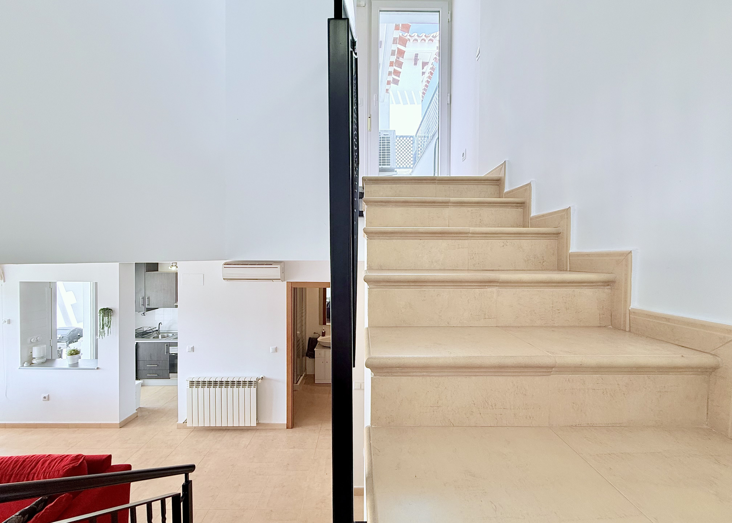Interior staircase in Calblanque villa at Mar Menor Golf Resort